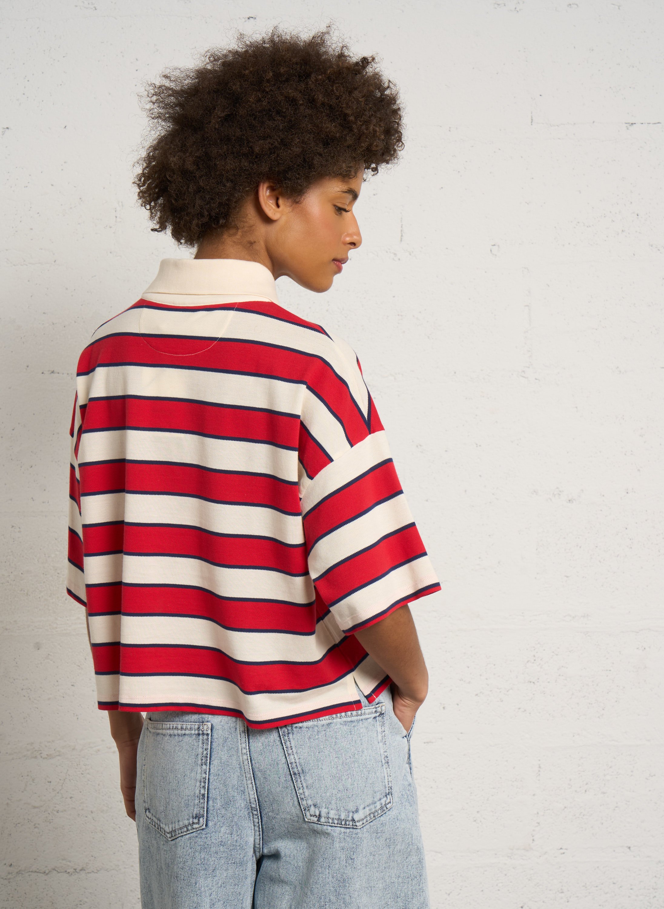 Polo-Stricktop THE NEW SOCIETY Rot