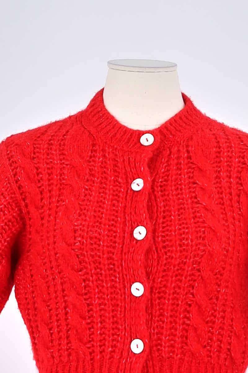 Cardigan ROUJE - Seconde Main Red