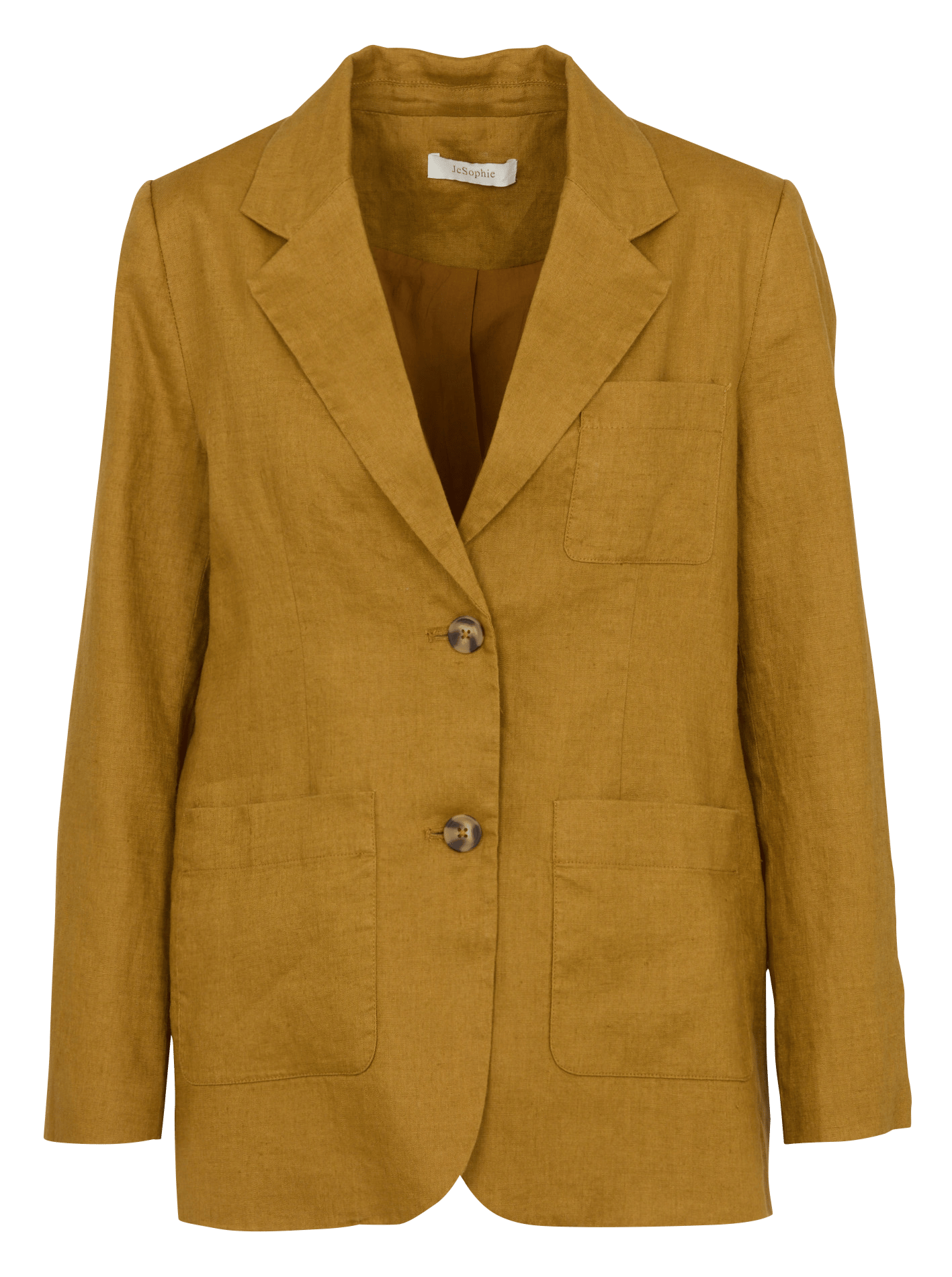 Linnen blazer JC SOPHIE Bruin