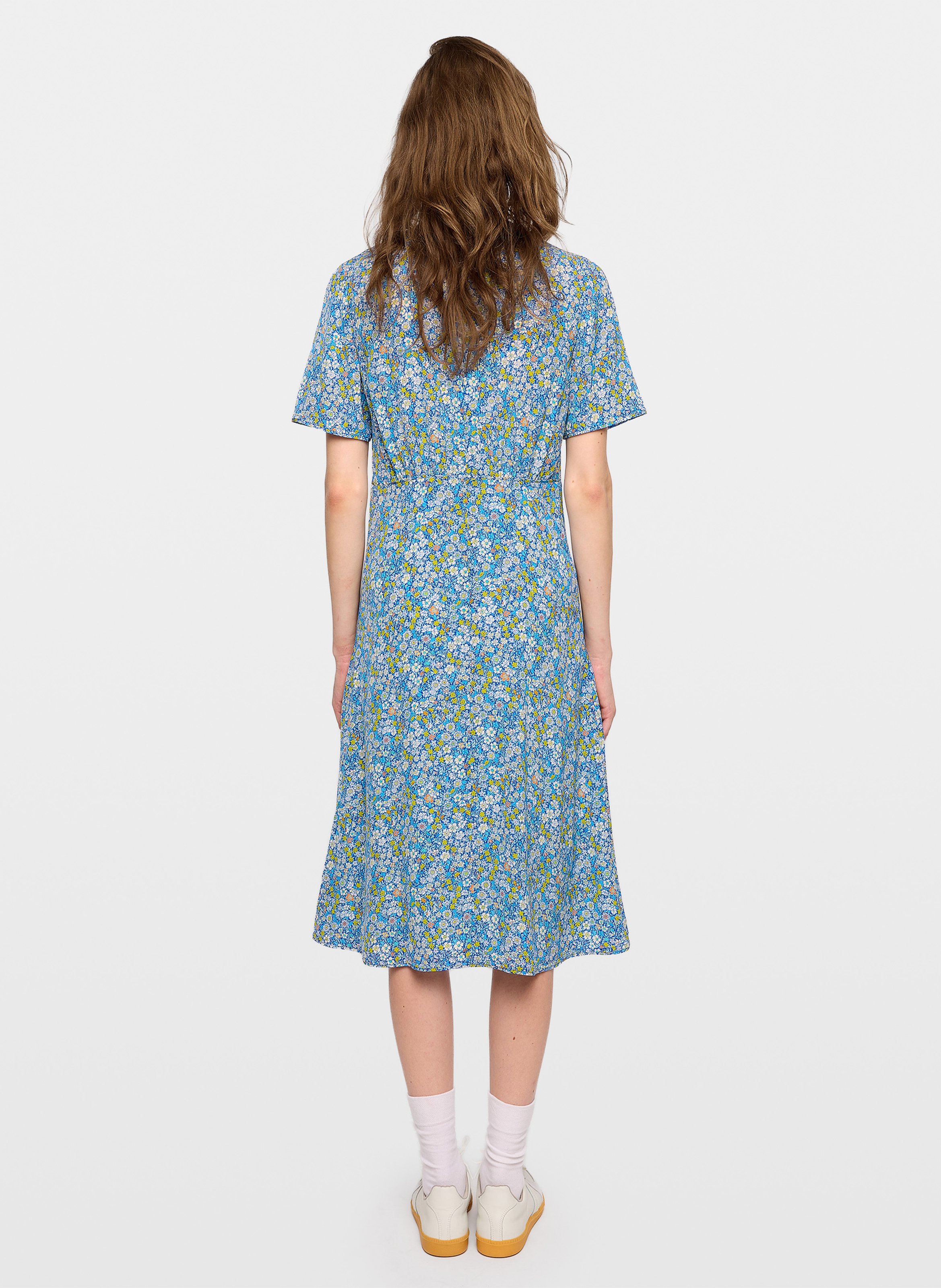 Robe midi col V ZADIG&VOLTAIRE Yellow