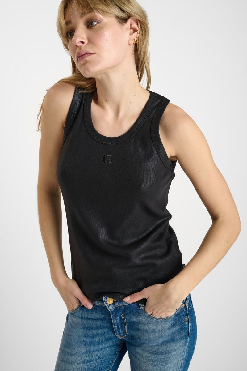 Tank top LE TEMPS DES CERISES Black