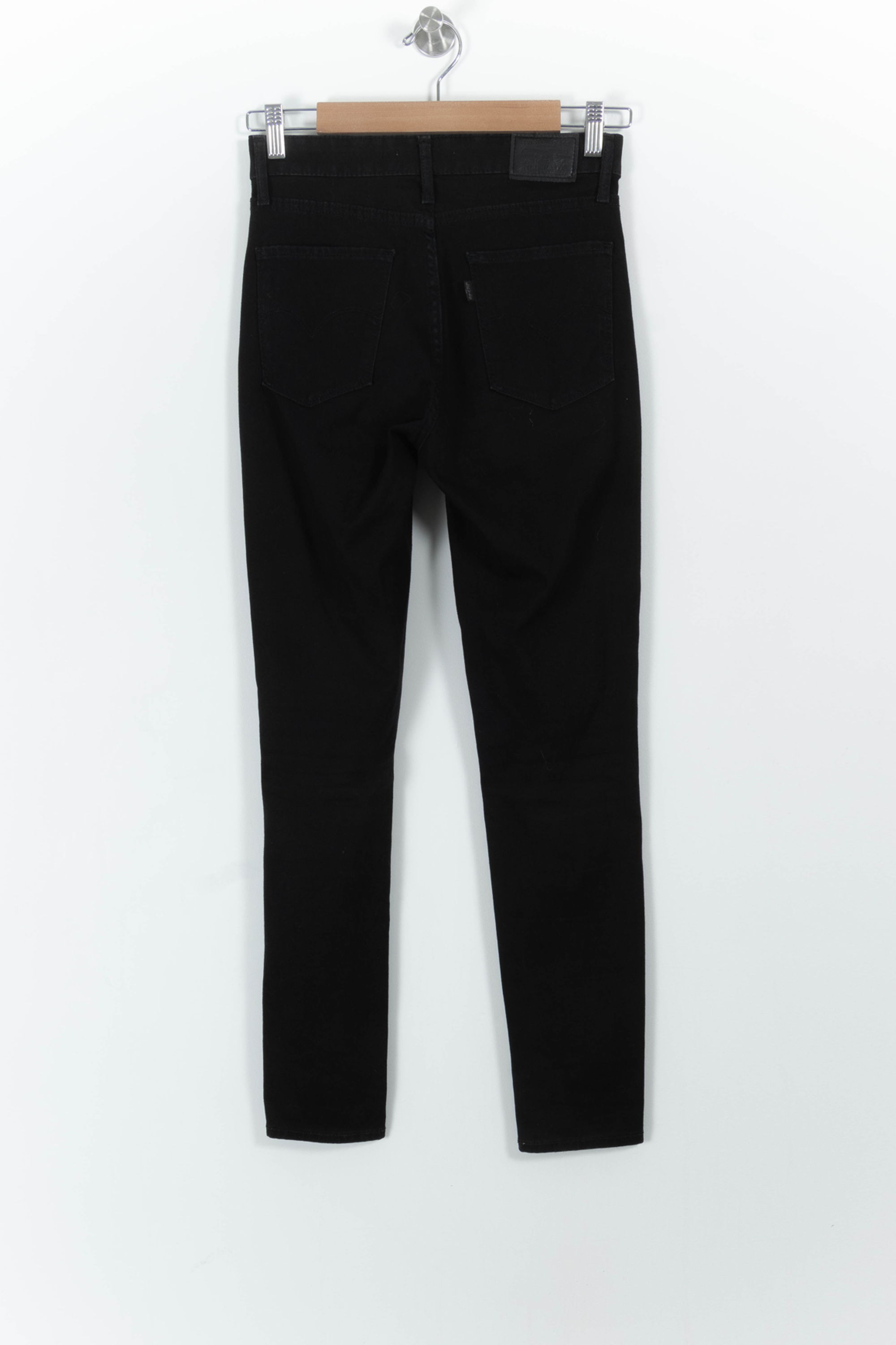 Cropped slim jeans with studs LEVI'S - Seconde main Black