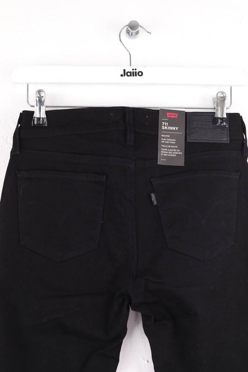Cropped slim jeans with studs LEVI'S - Seconde main Black