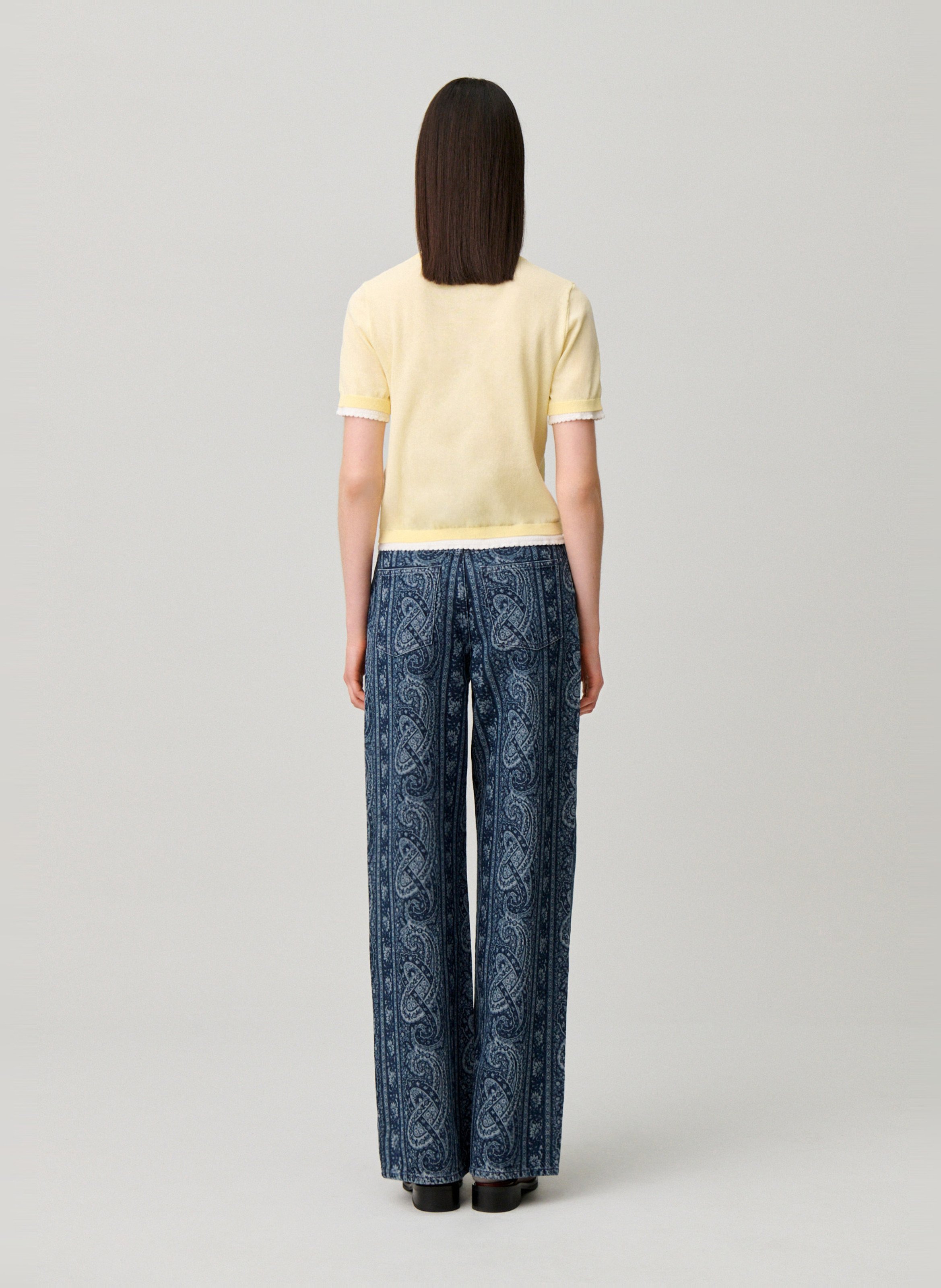 Rechte trui | katoenblend CLAUDIE PIERLOT Beige