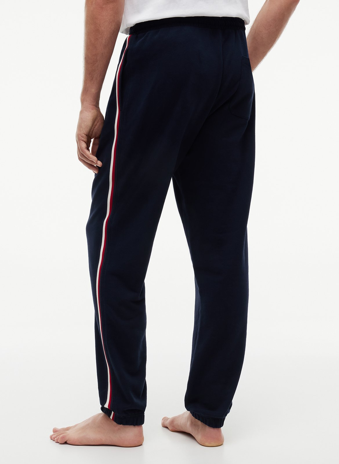 Gerade geschnittene Jogginghose mit enger Passform am Saum TOMMY HILFIGER Blau