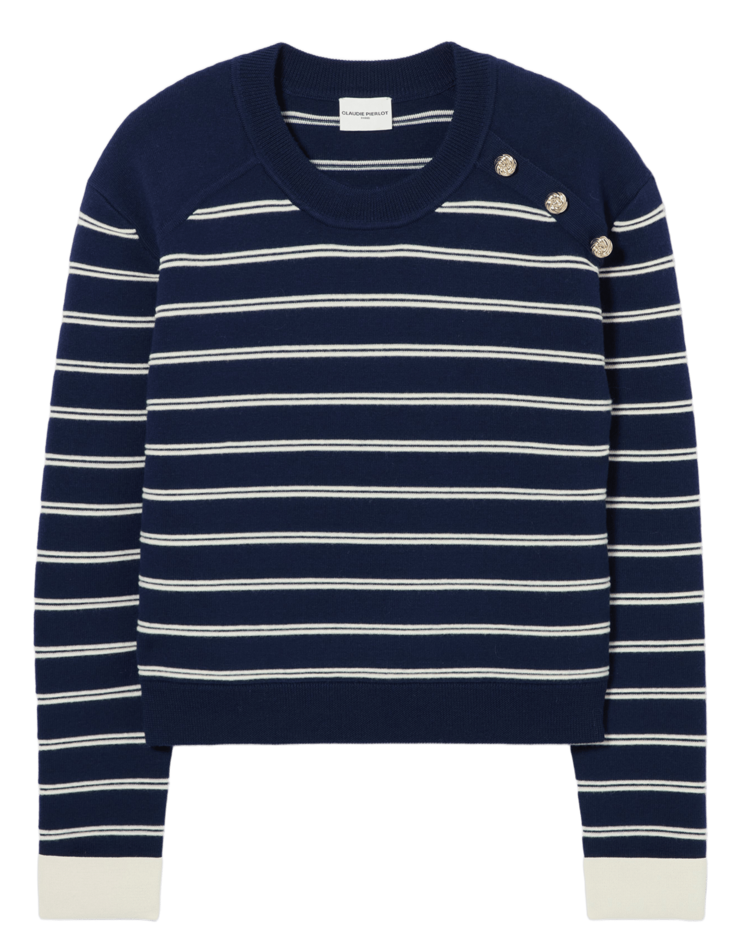 Pull droit en laine mélangée CLAUDIE PIERLOT Multicolore