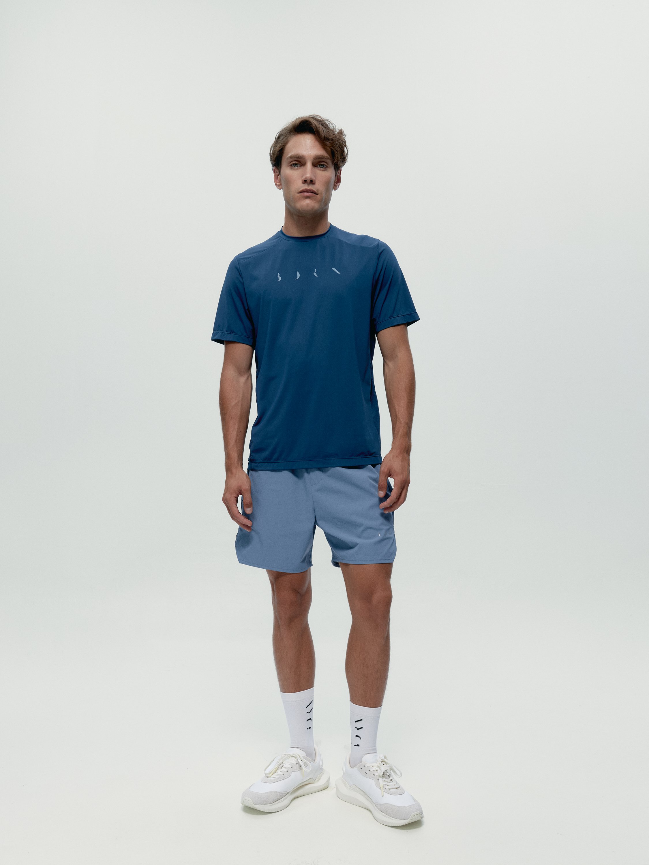 Short-sleeve performance sports t-shirt VOLTA 2.0 BORN Blue