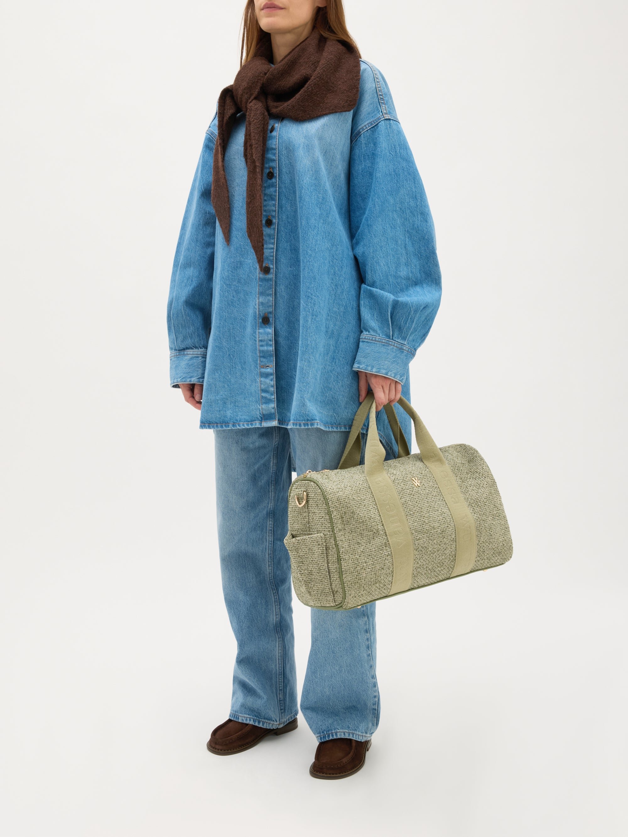Weekend bag with handles VANESSA WU Green
