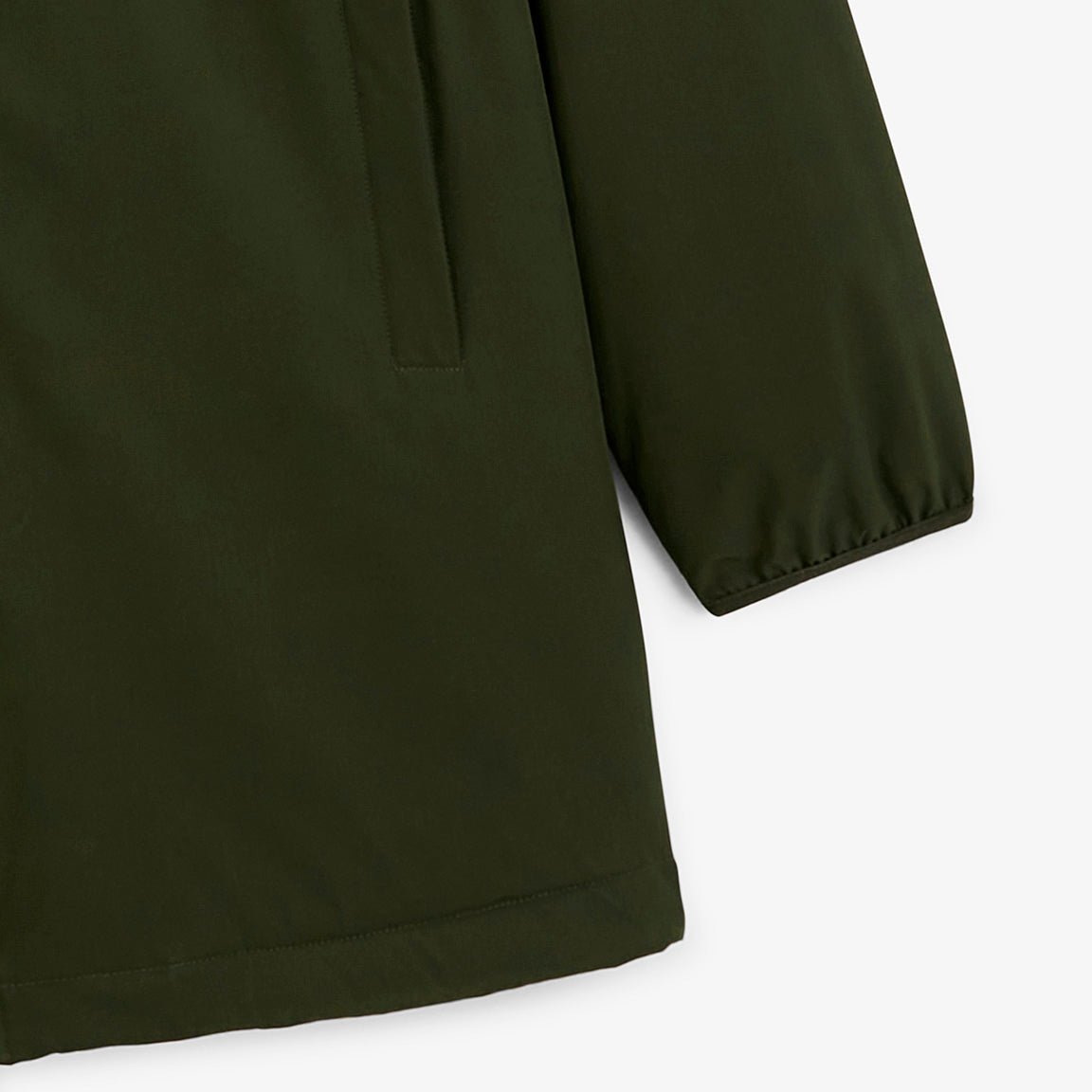 Water-repellent STORMER parka with fleece lining in military green sbplay SERGE BLANCO Beige