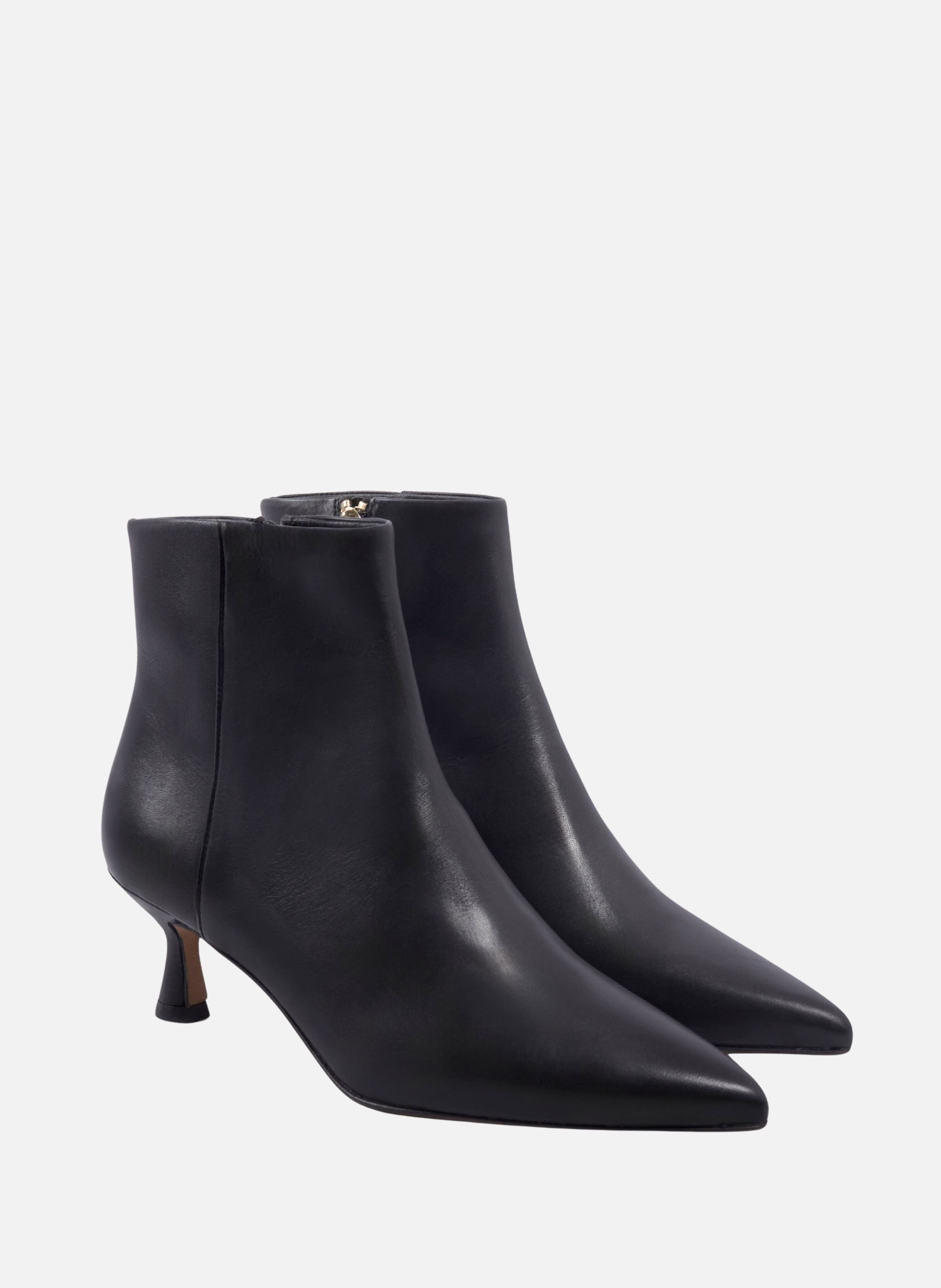BOTTINES POINTUES ISAURE leather JULES & JENN Black