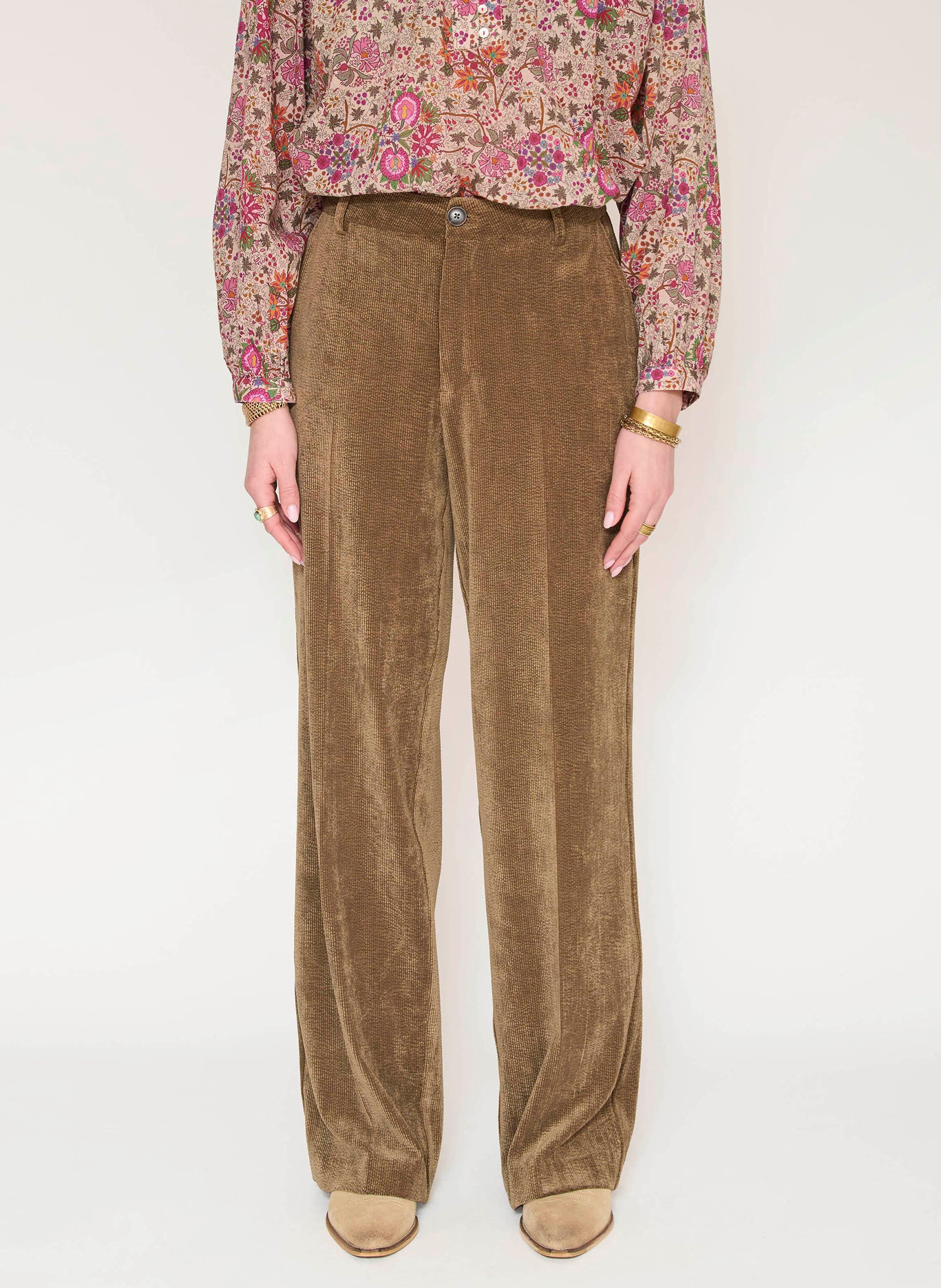 Gerade geschnittene Cordhose MKT Braun