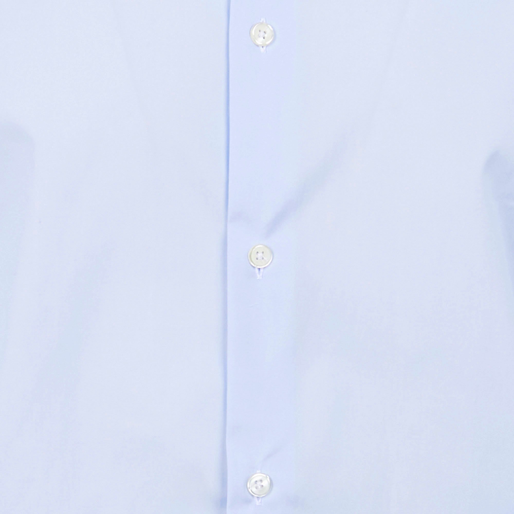 Chemise col classique AU PRINTEMPS PARIS Bleu