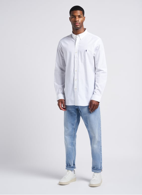 Baskets basses en cuir - Look 1