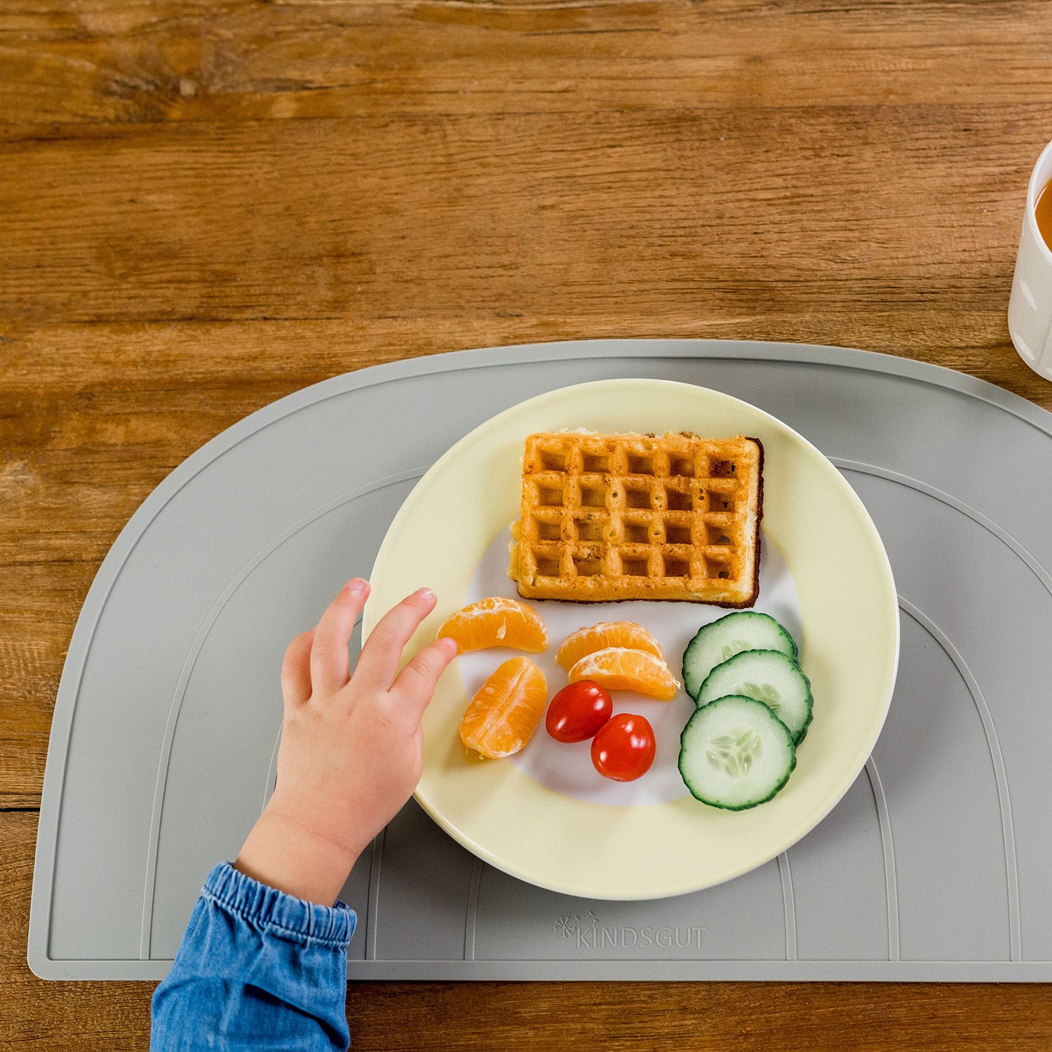 Set de table arc-en-ciel en silicone KINDSGUT Multicolore