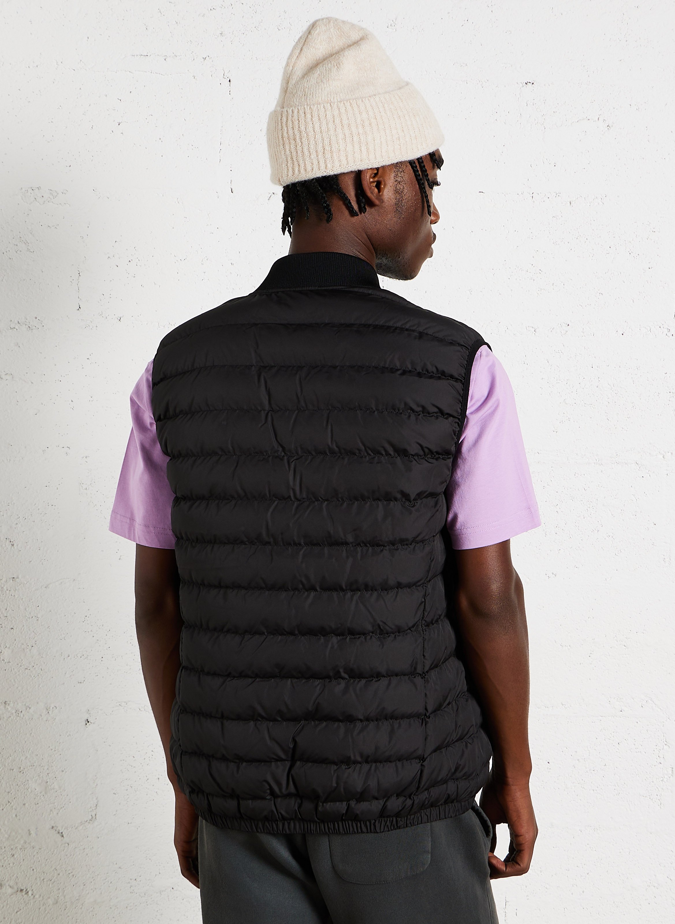 Doudoune matelassée sans manches SCHOTT Noir