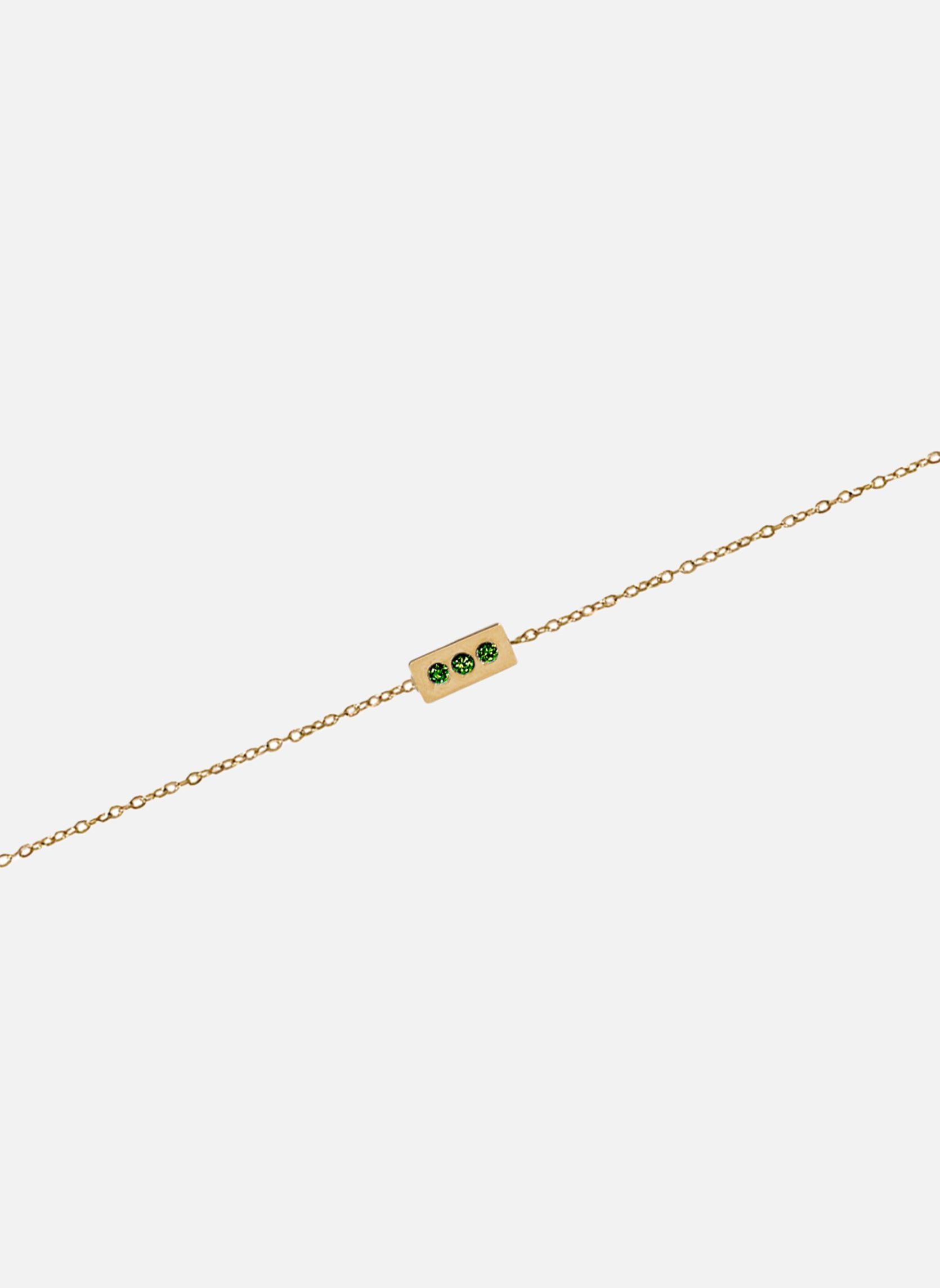 Pluton chain bracelet AEC Paris Green