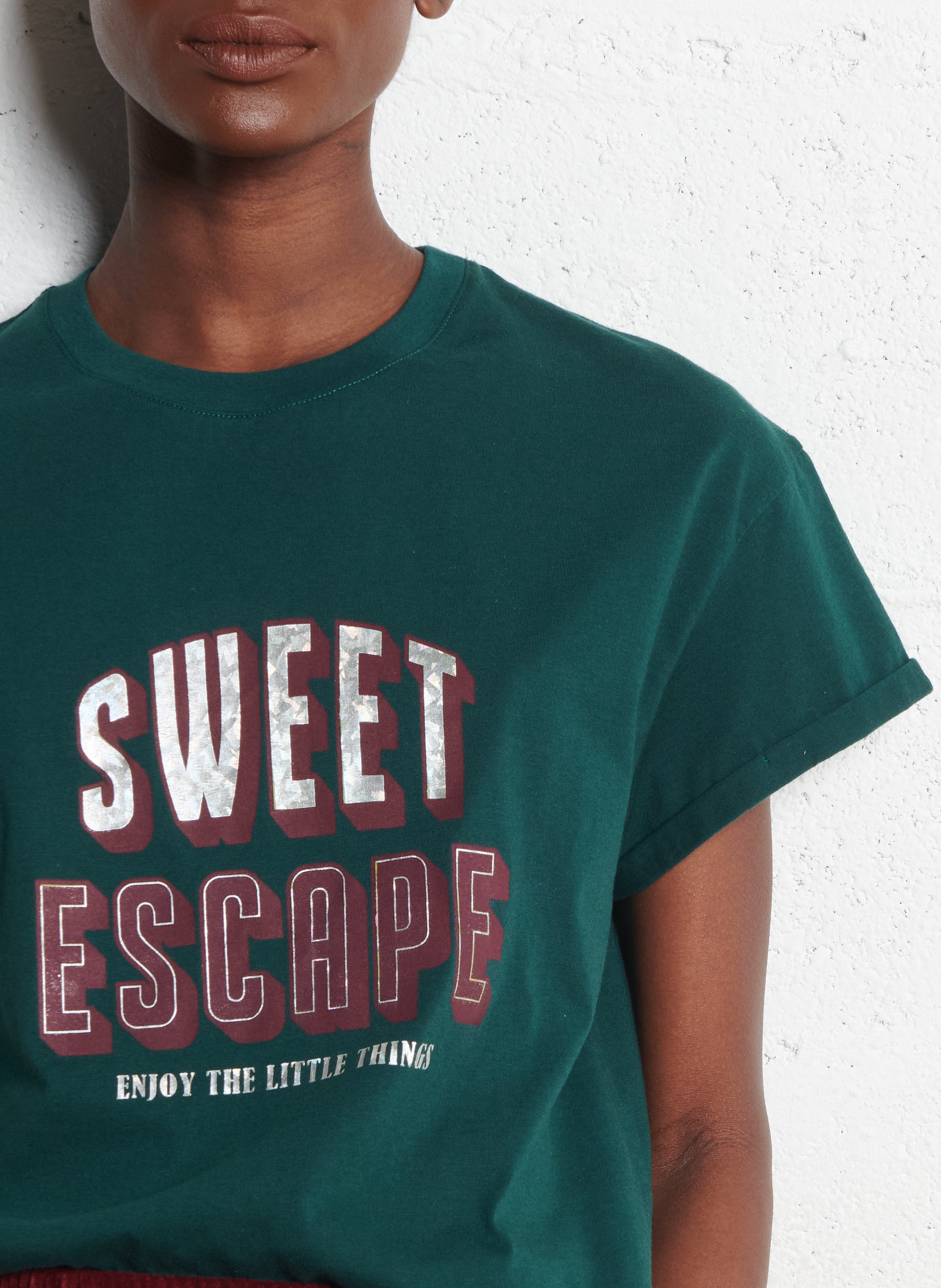 Tee-shirt col rond  I CODE Vert