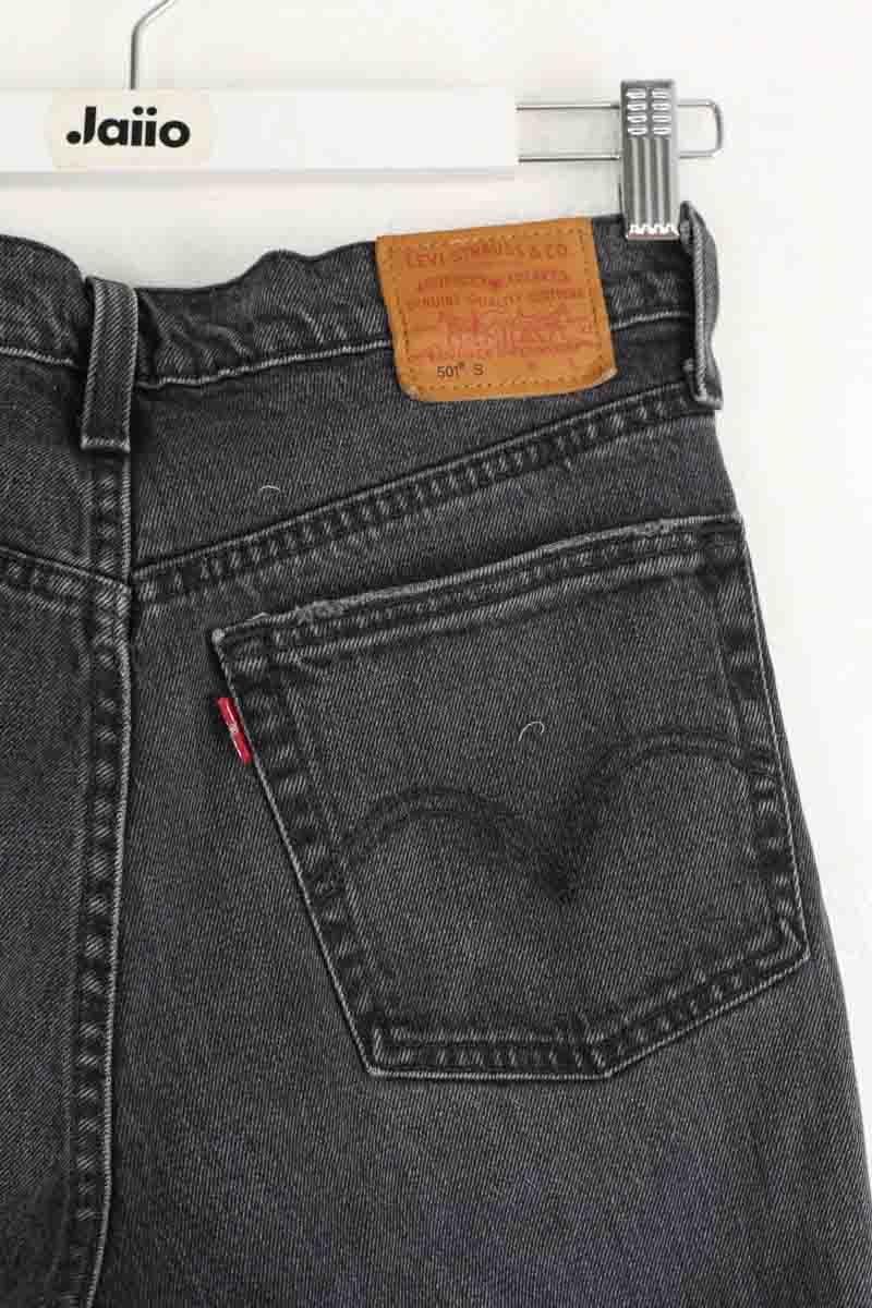 501? straight cotton jeans LEVI'S - Seconde main Grey