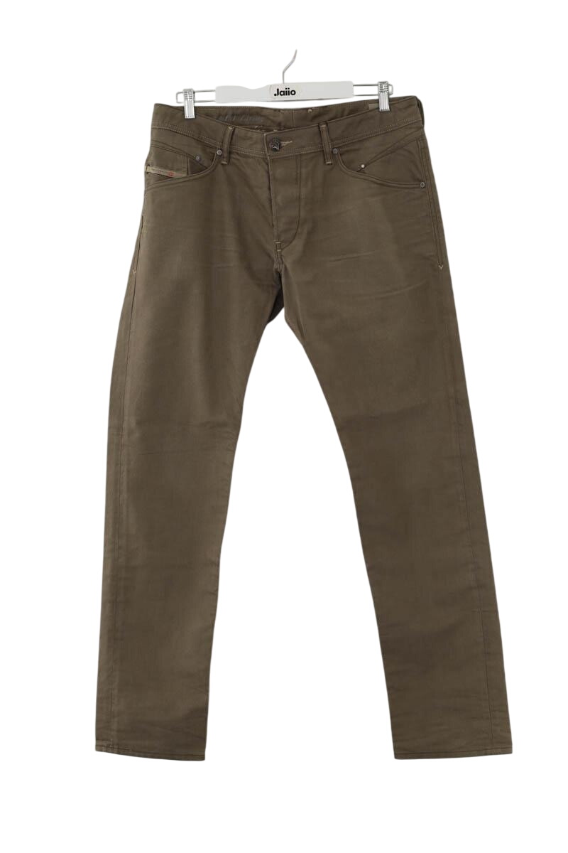 Cotton straight jeans DIESEL  - Seconde Main Brown
