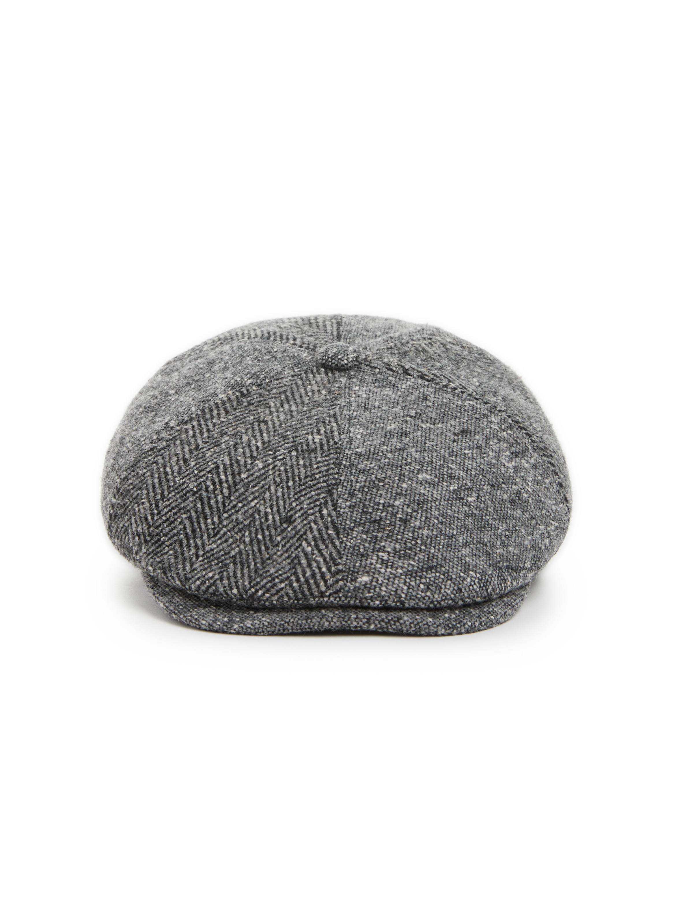 Béret en tweed Gris