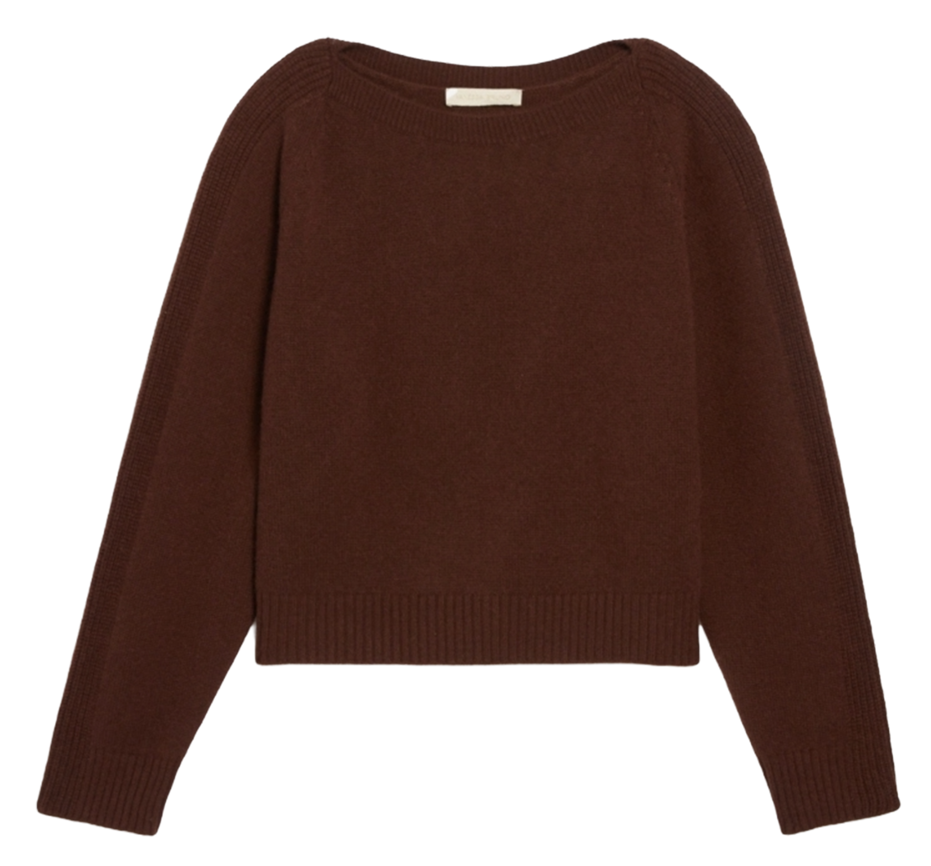 Pull col rond en cachemire VANESSA BRUNO Marron