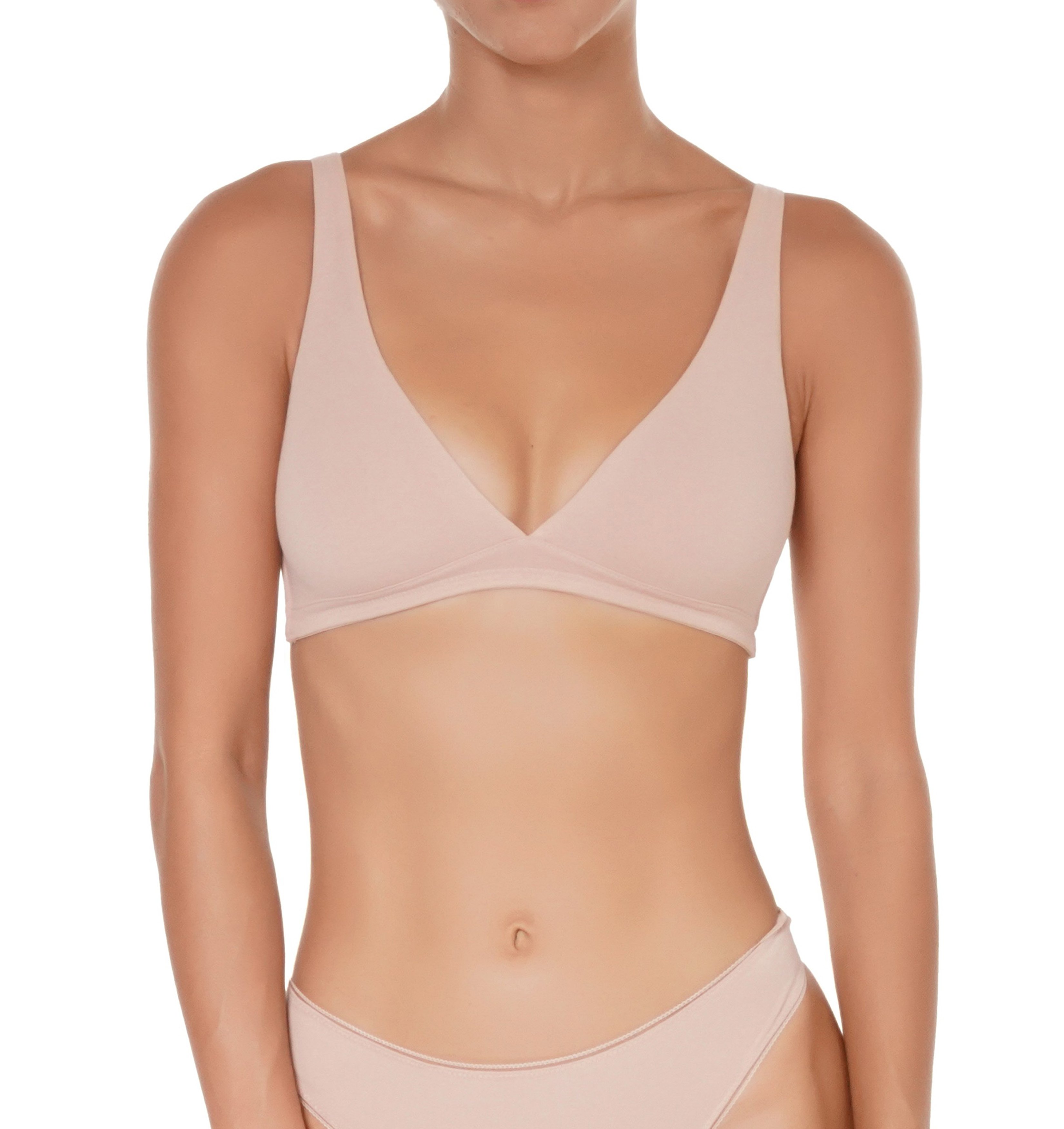Organic cotton bralette Pink