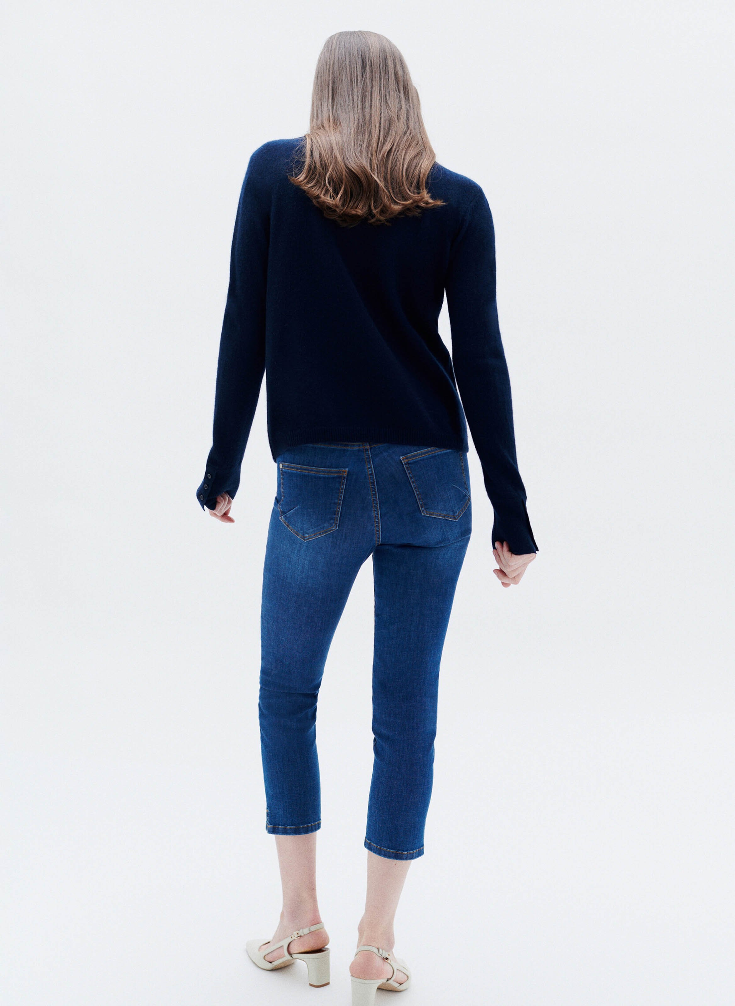 Straight boat-neck sweater CAROLL Blue