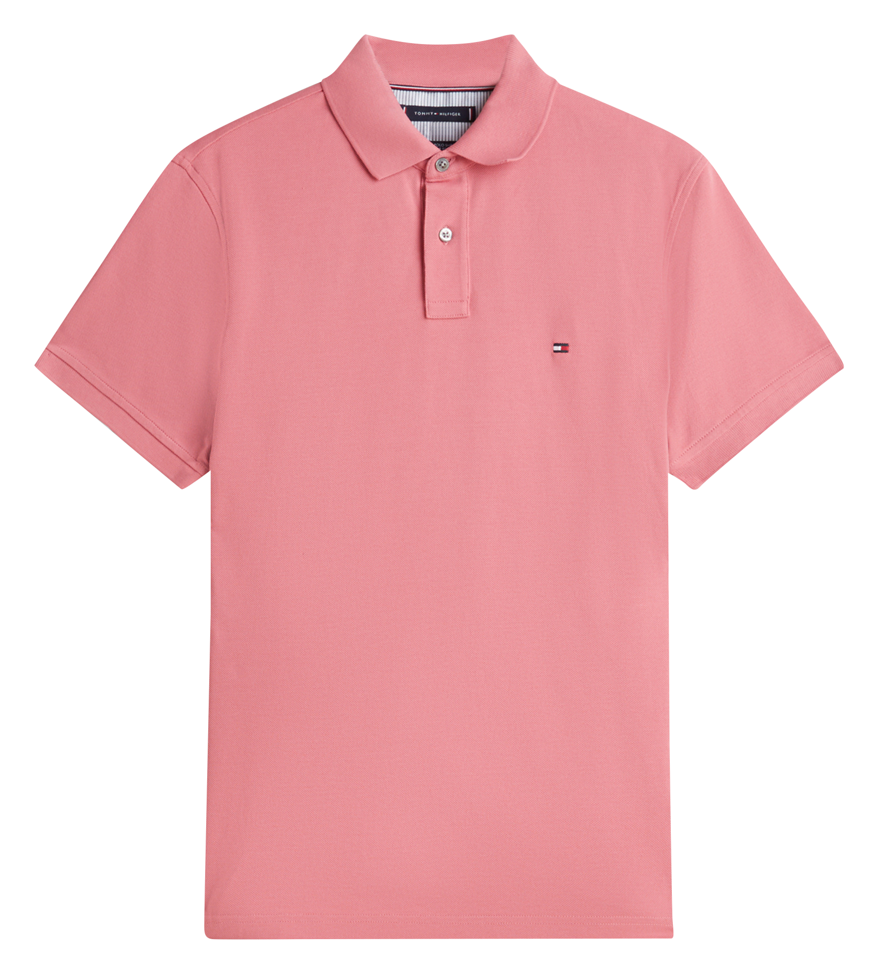 Polo regular-fit en coton biologique mélangé TOMMY HILFIGER Rose