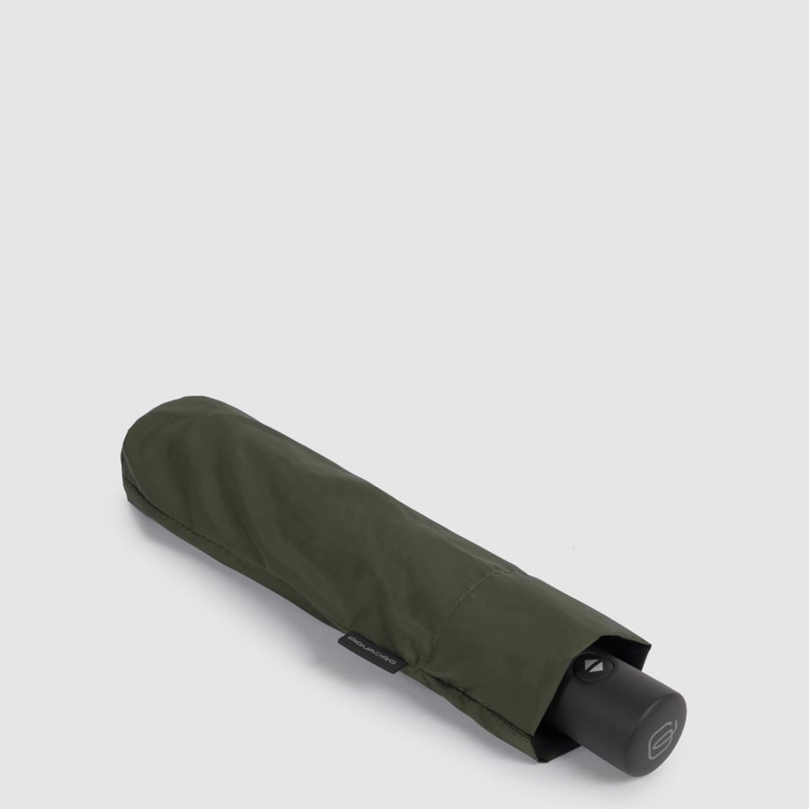 Automatic open/close windproof umbrella PIQUADRO Green