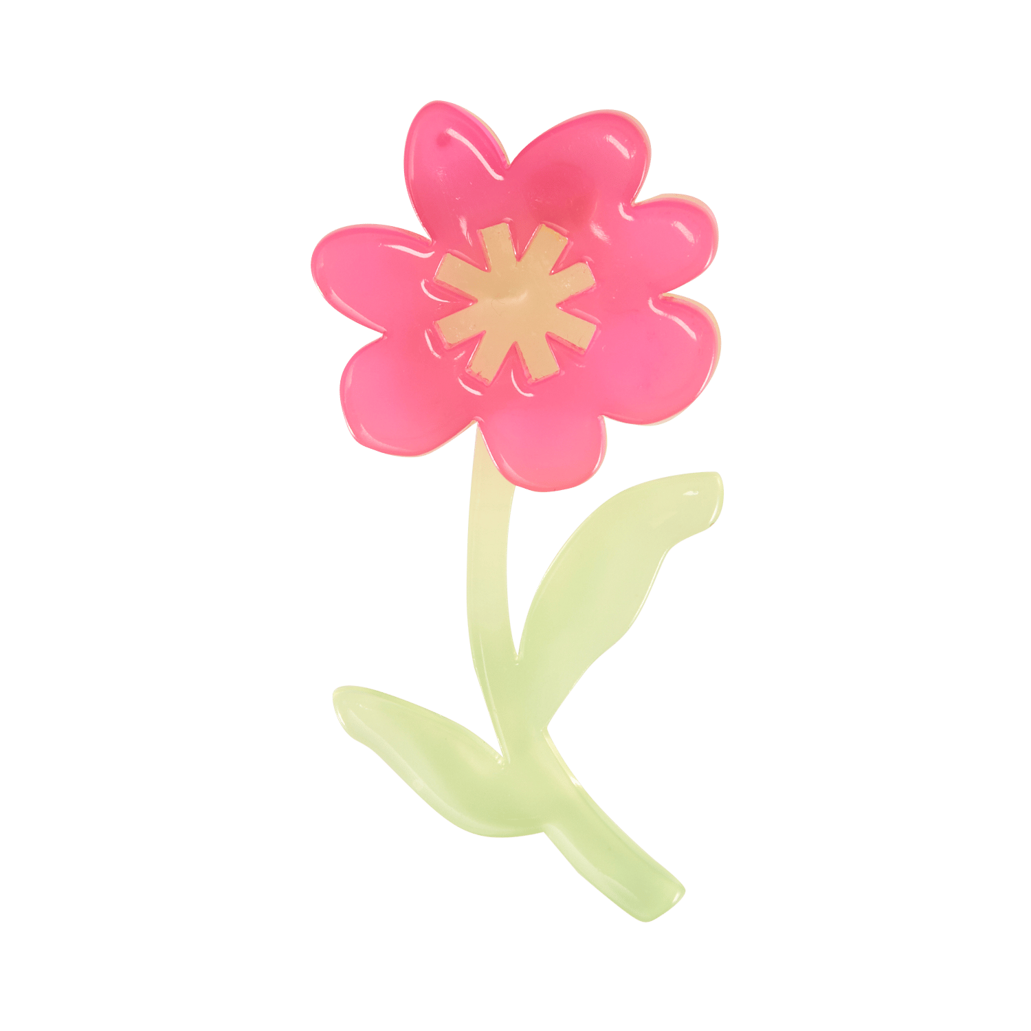 Harz- und Messingbrosche DES PETITS HAUTS Golden