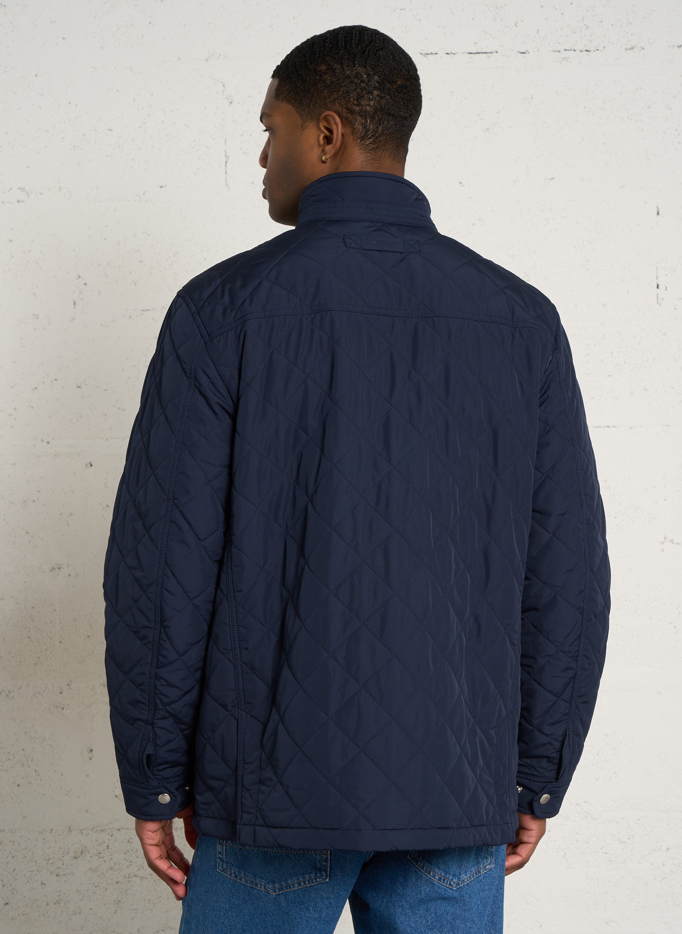 Veste droite matelassée unie GANT Bleu