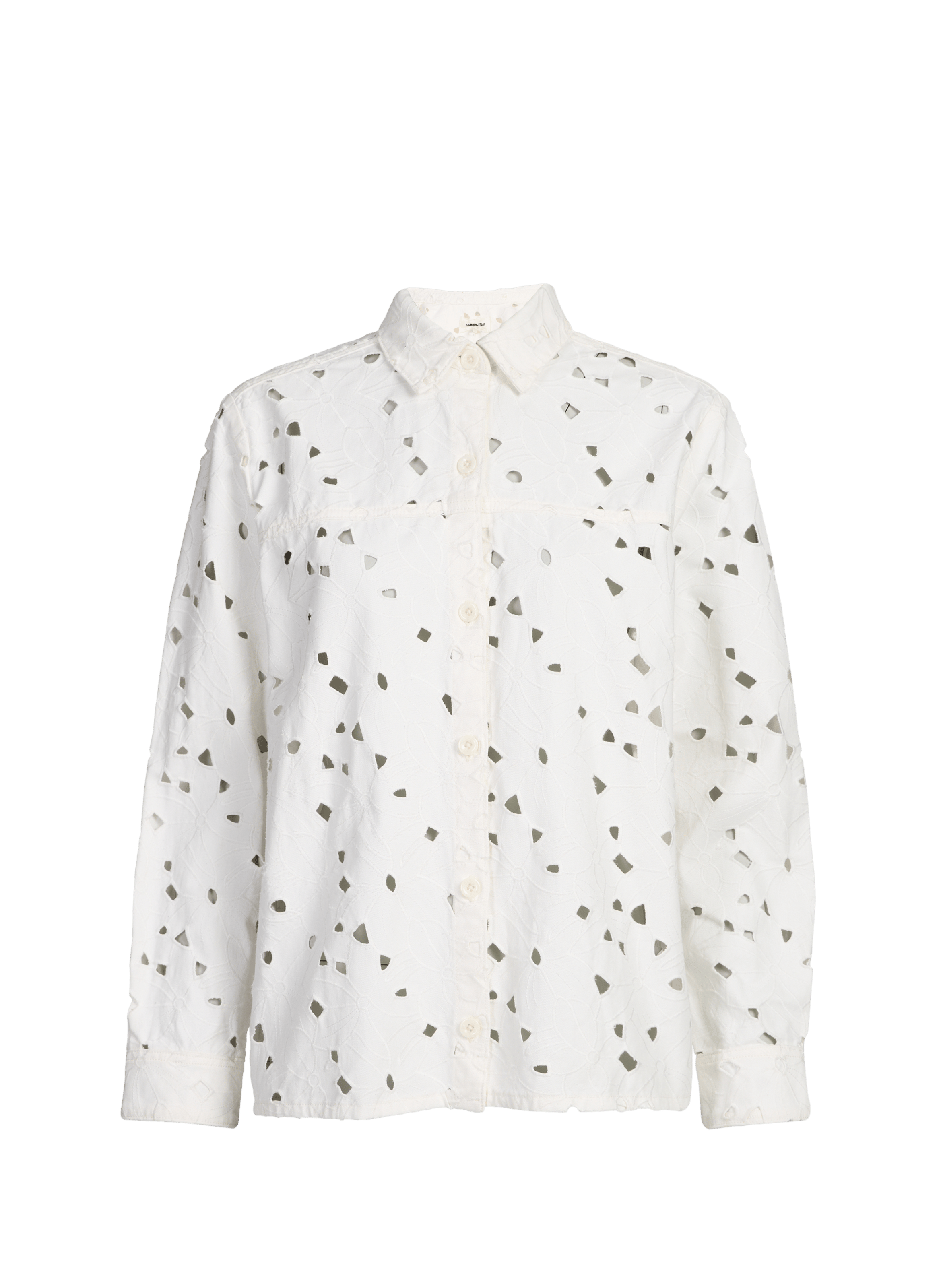 Chemise col classique en coton SAISON 1865 Blanc