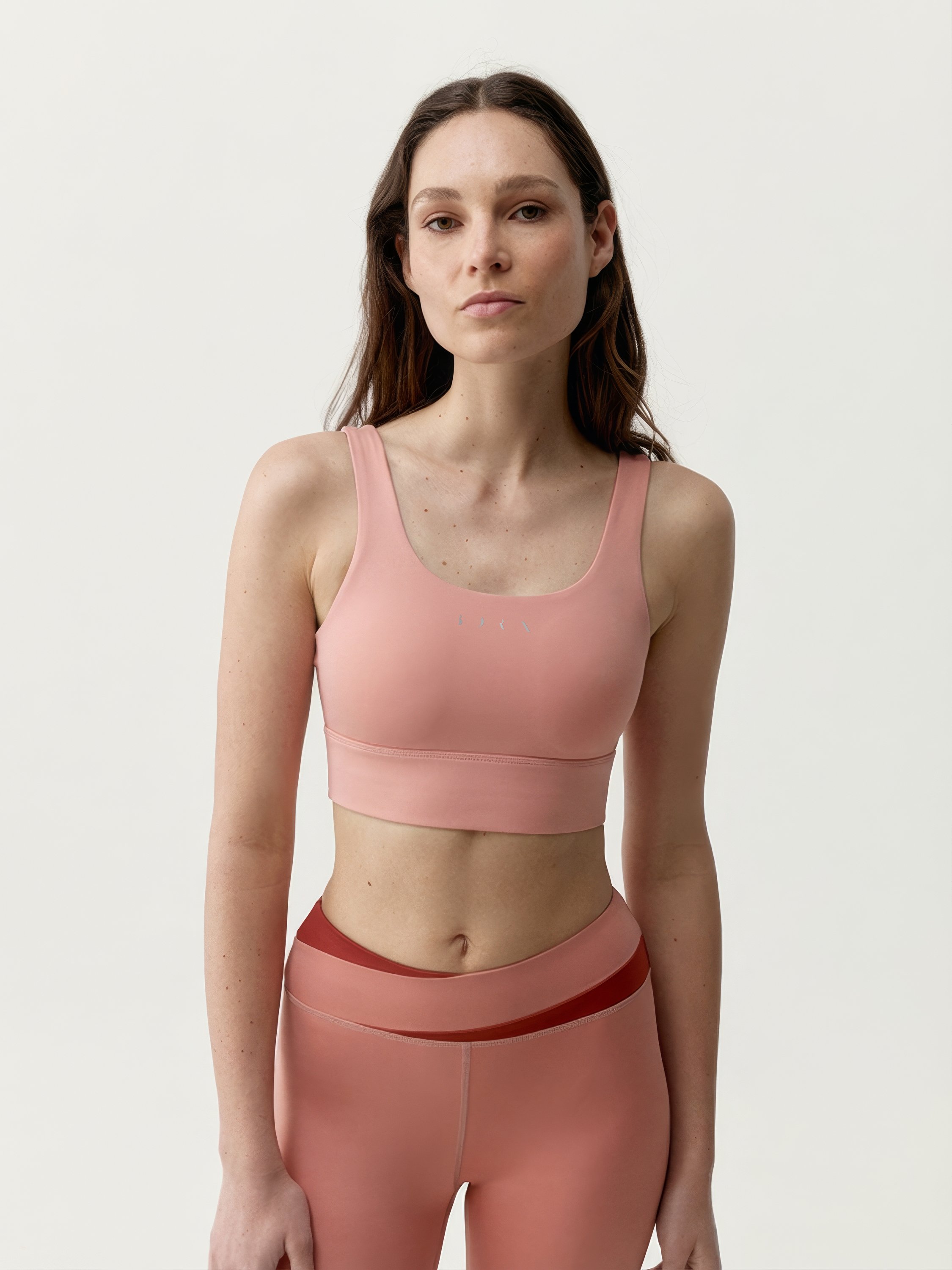 Brassière de sport réversible performance fixation moyenne kate BORN Orange