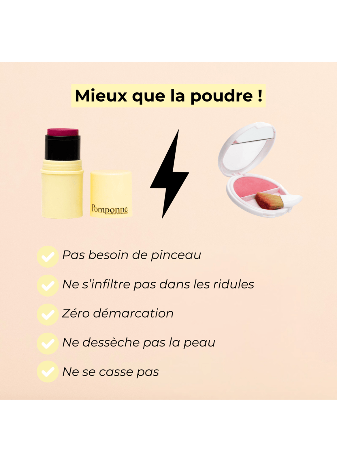 Fantastick Baume&Blush POMPONNE Raisin