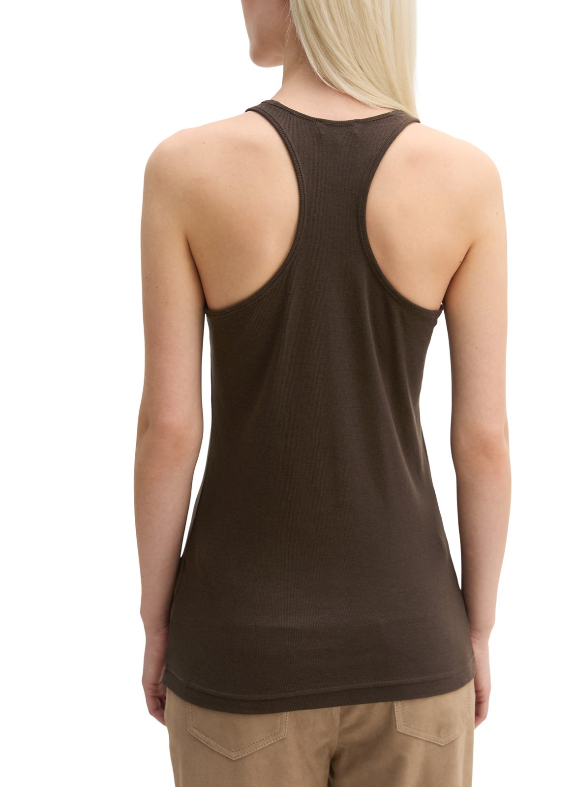 Ärmelloses Top mit Rundhalsausschnitt MARC O'POLO Braun