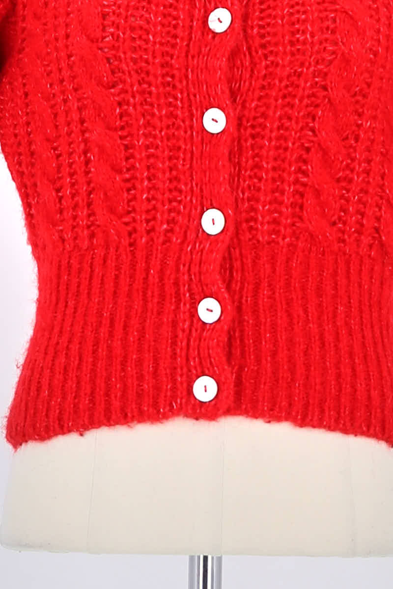 Cardigan ROUJE - Seconde Main Red