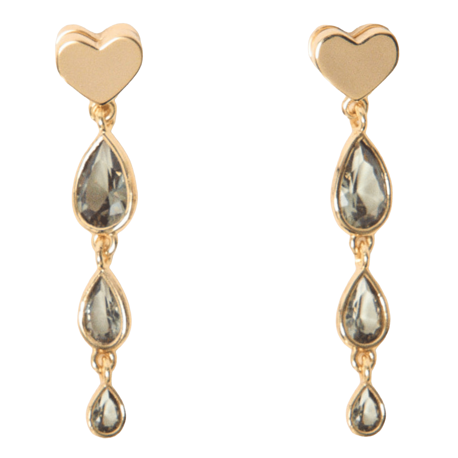 Oorbellen met print MAJE Goudkleurig