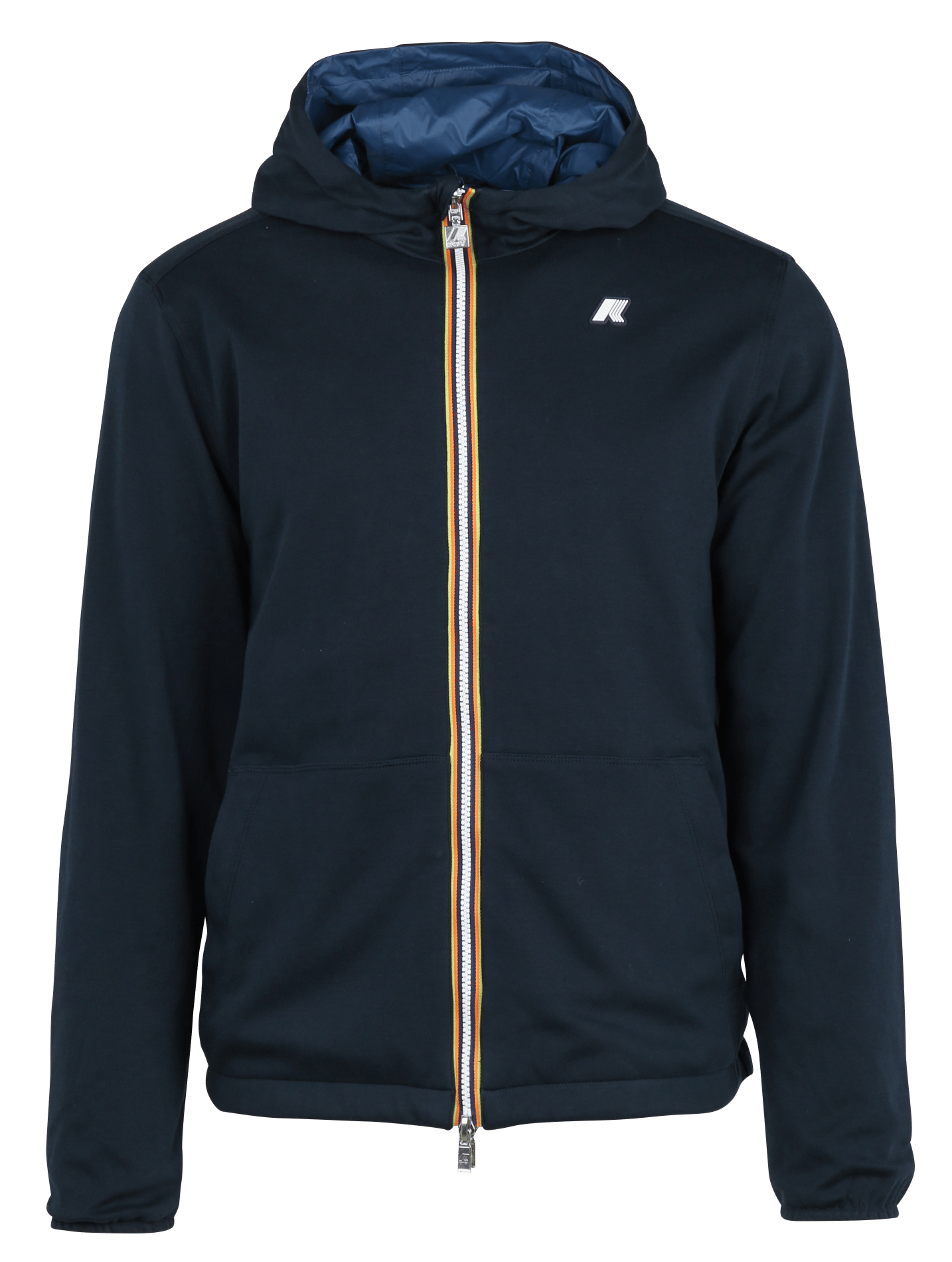 Cotton zipped sweatshirt K-WAY Blue