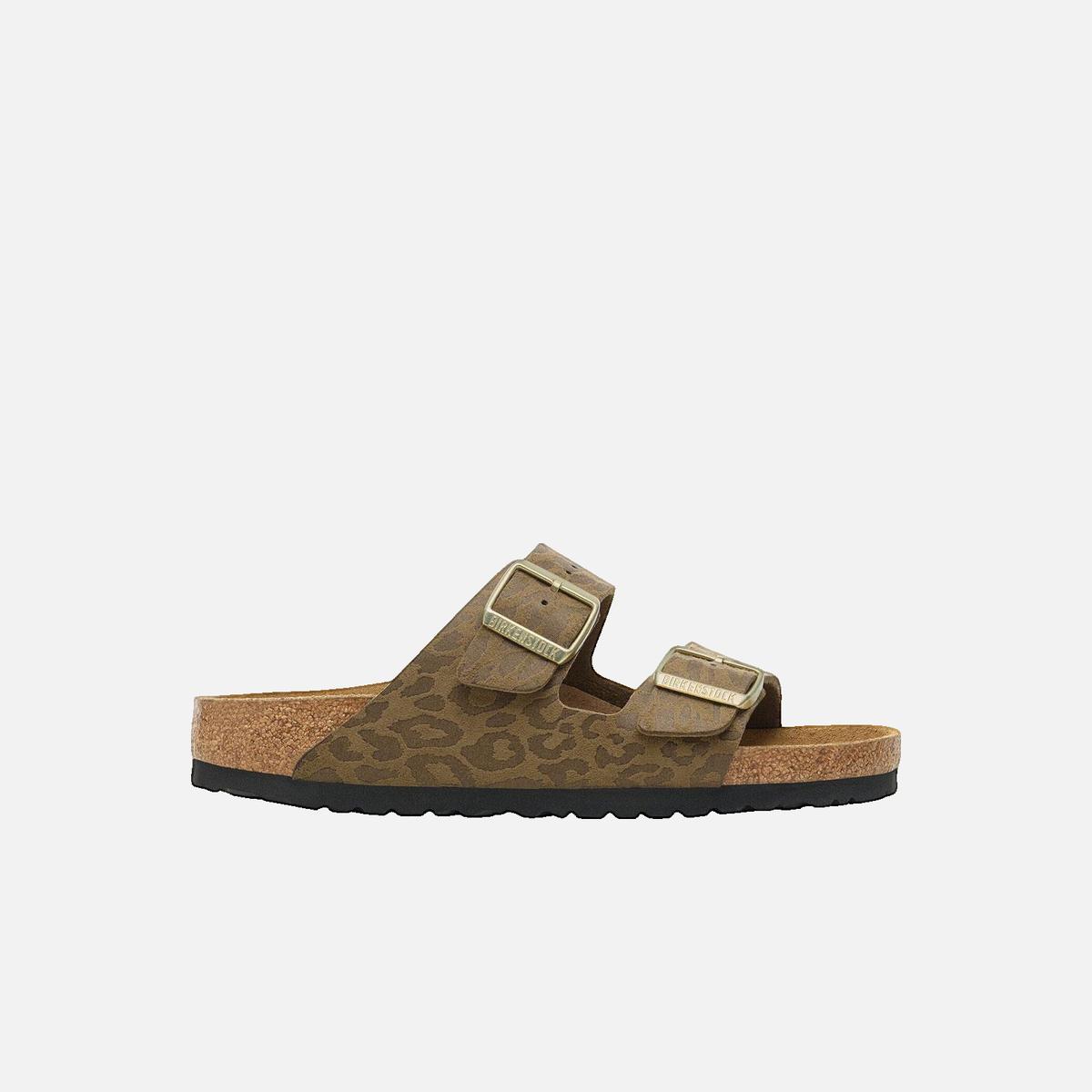 Sandales plates BIRKENSTOCK Kaki