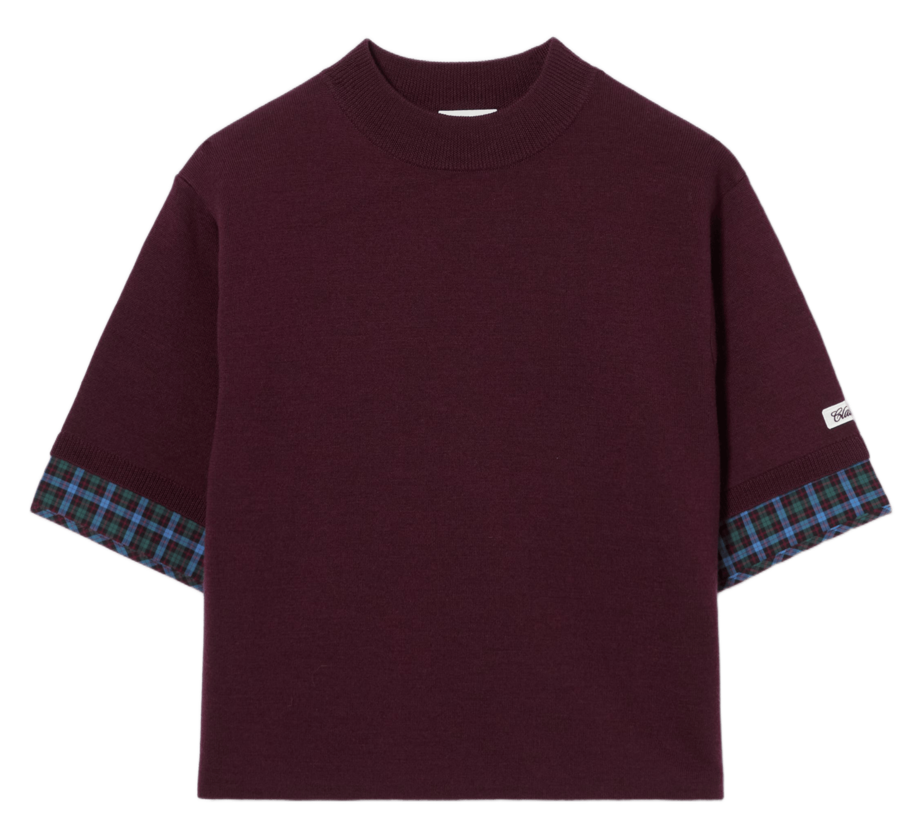 Tee-shirt ample uni en laine mélangée CLAUDIE PIERLOT Multicolore