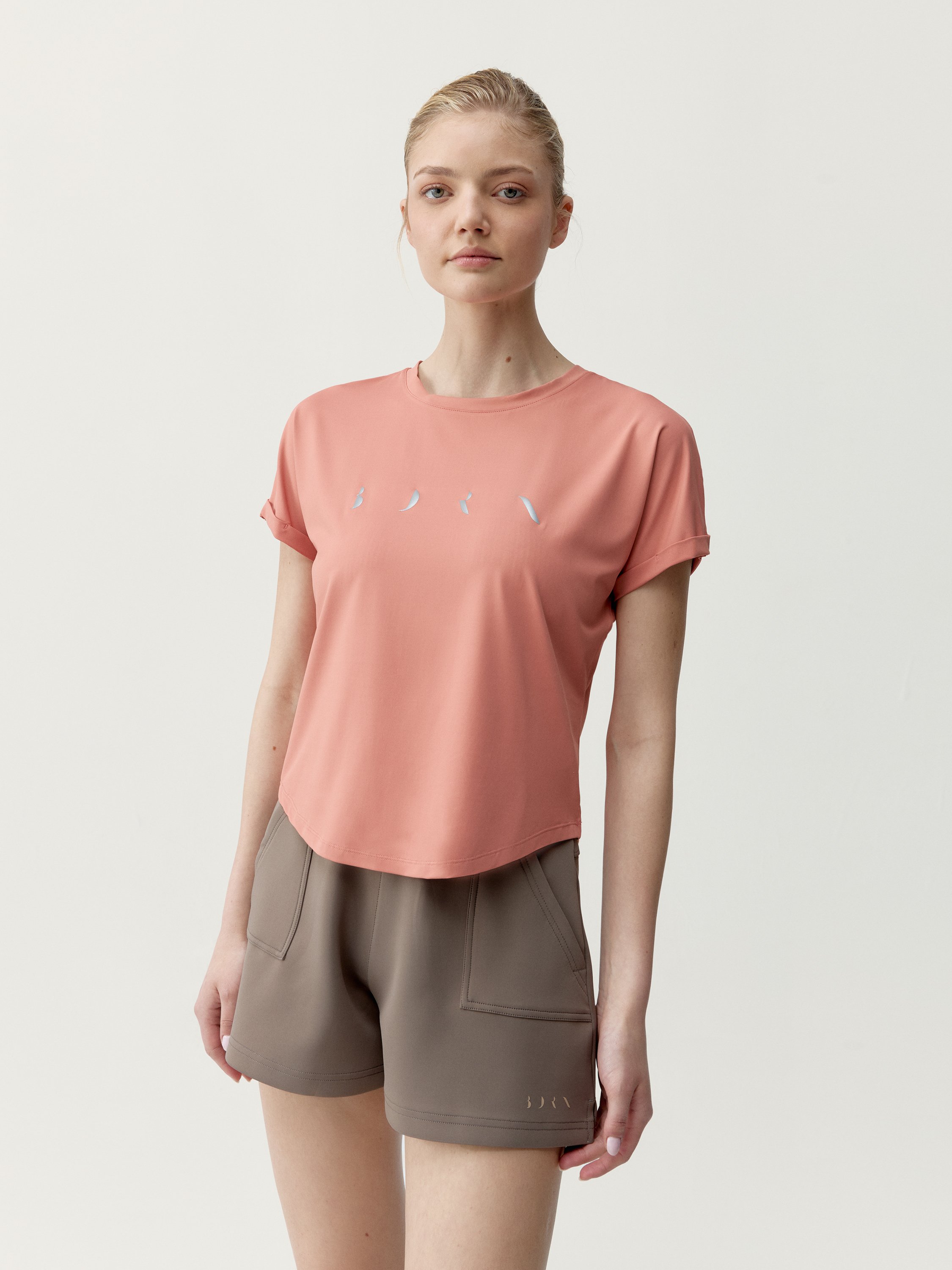 Short-sleeved azami t-shirt BORN