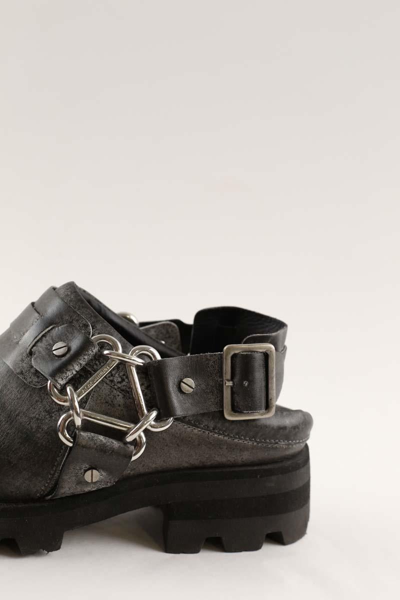 Mules ACNE STUDIOS - Seconde Main Black