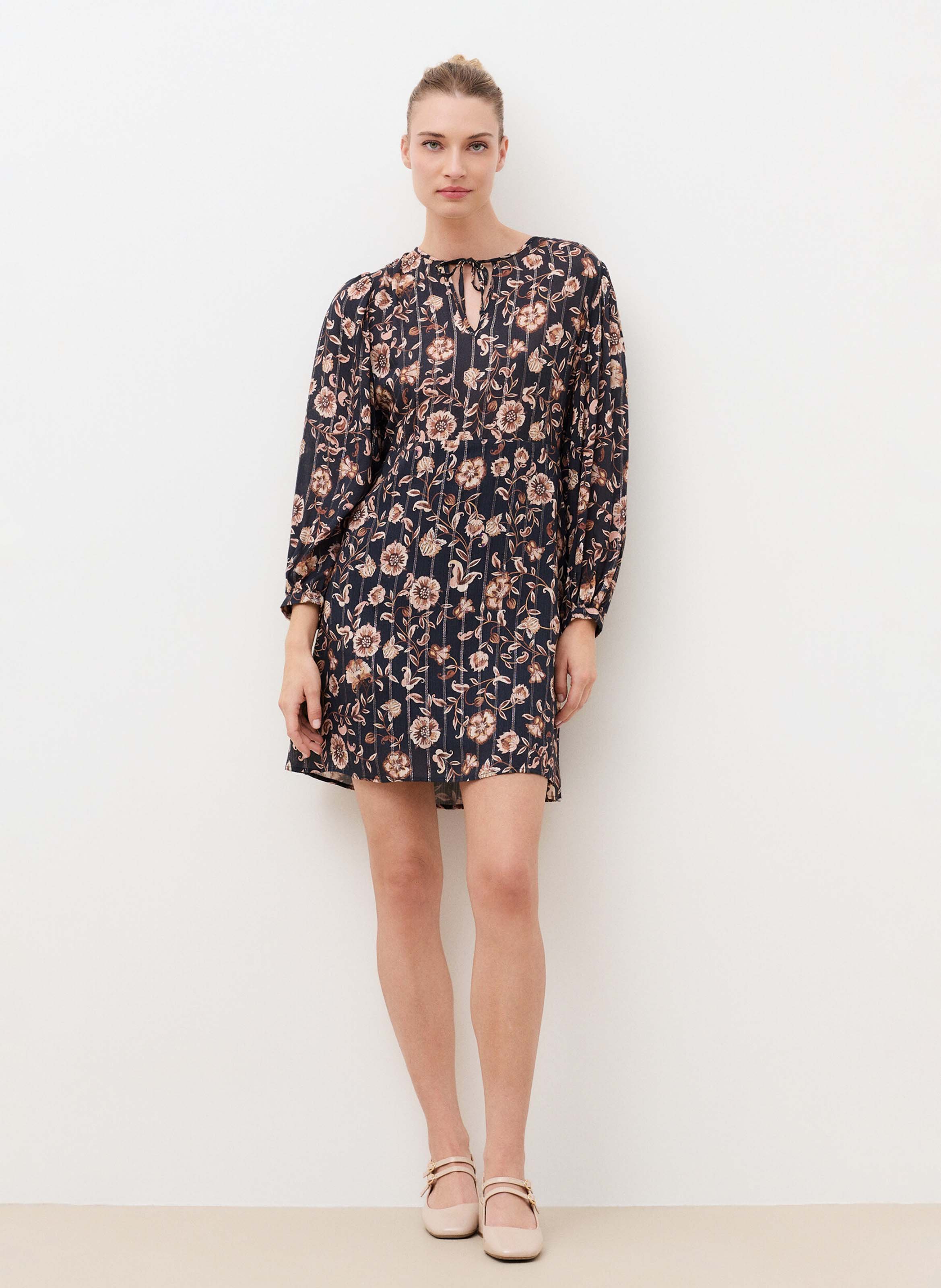 Bedrucktes Kurzkleid CAROLL Mehrfarbig