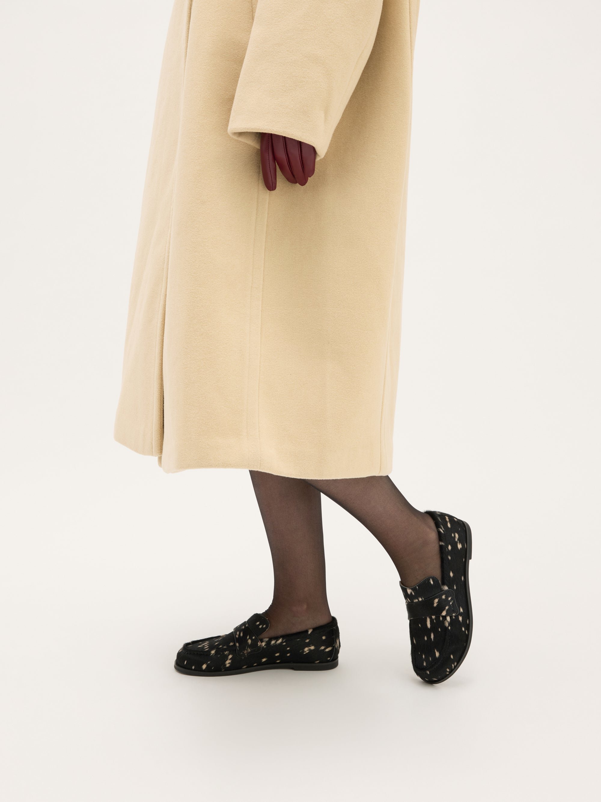 Flat heel moccasins with round toe | Brown VANESSA WU Women