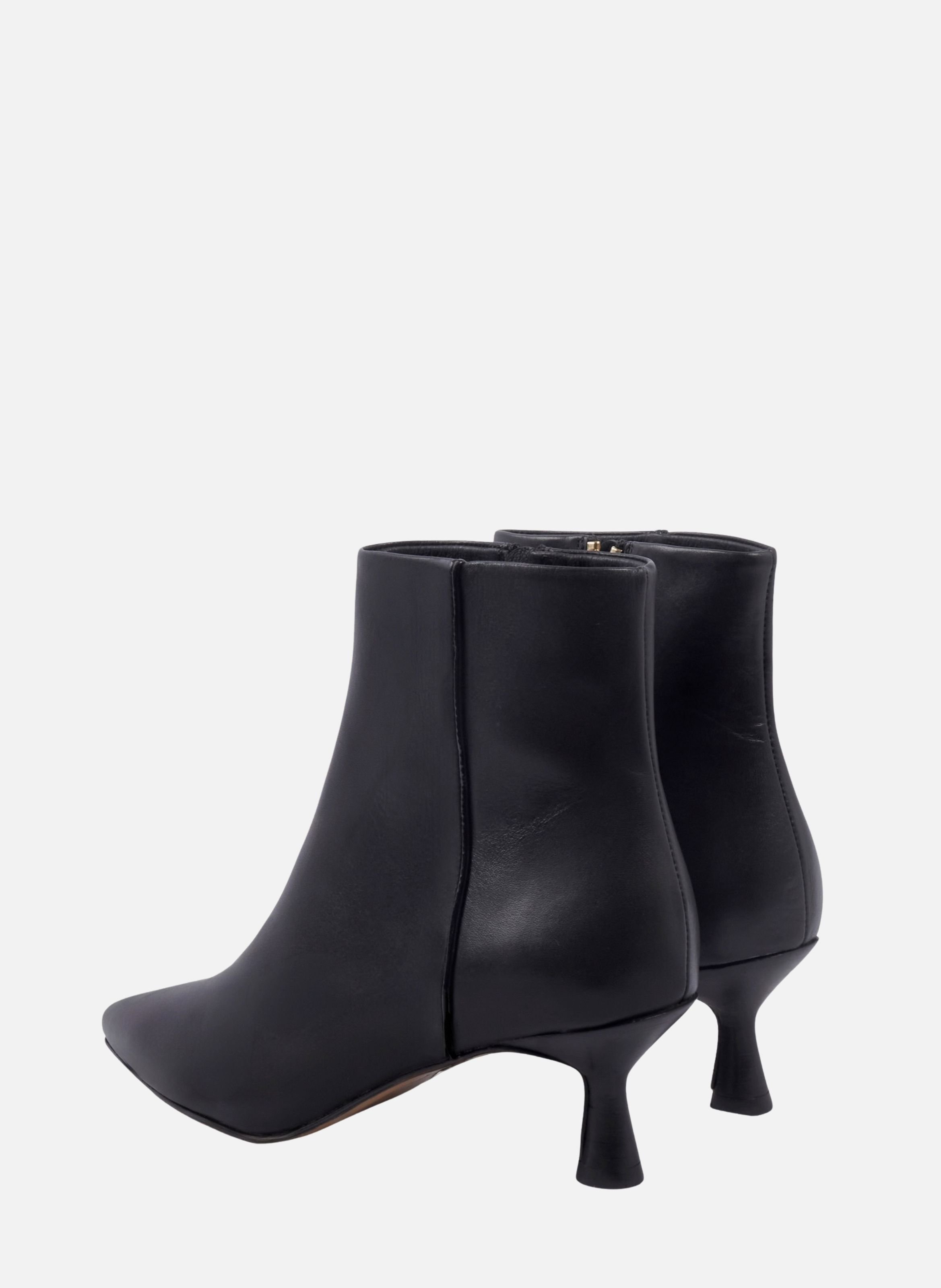 BOTTINES POINTUES ISAURE leather JULES & JENN Black