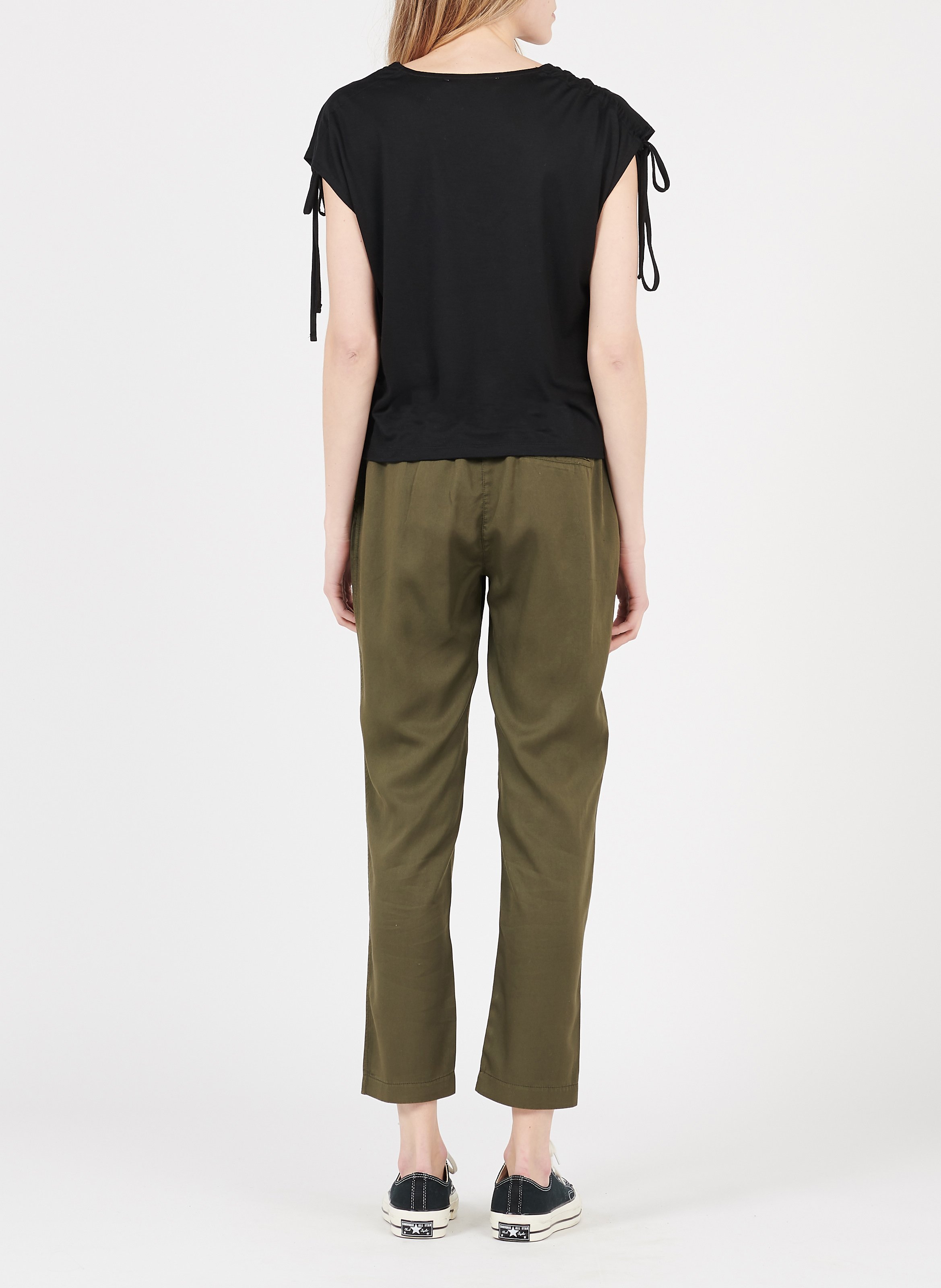 Pantalon droit 7/8ème LA FEE MARABOUTEE Vert