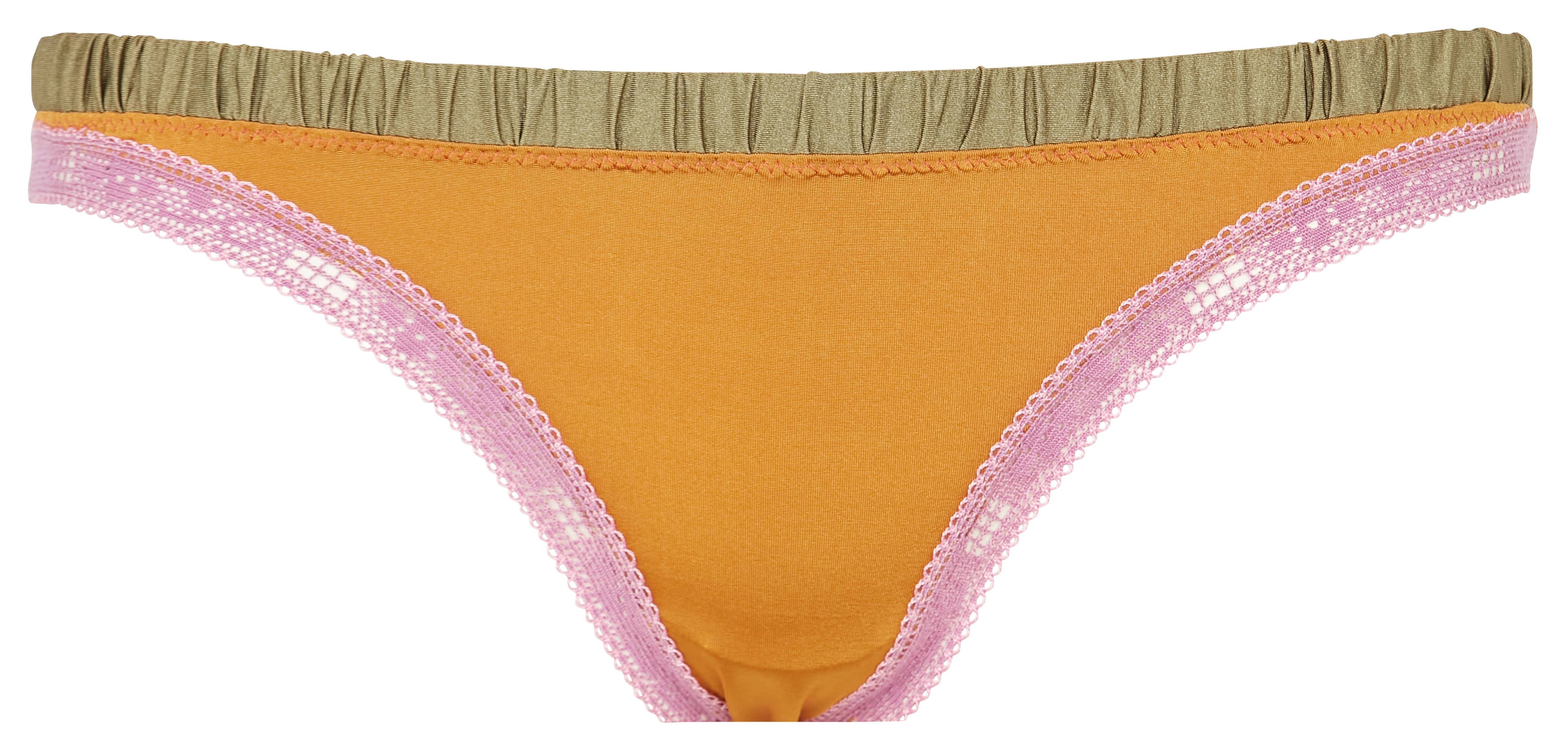 Braguita Encaje Moutarde Banana Moon - Mujer | Place des Tendances