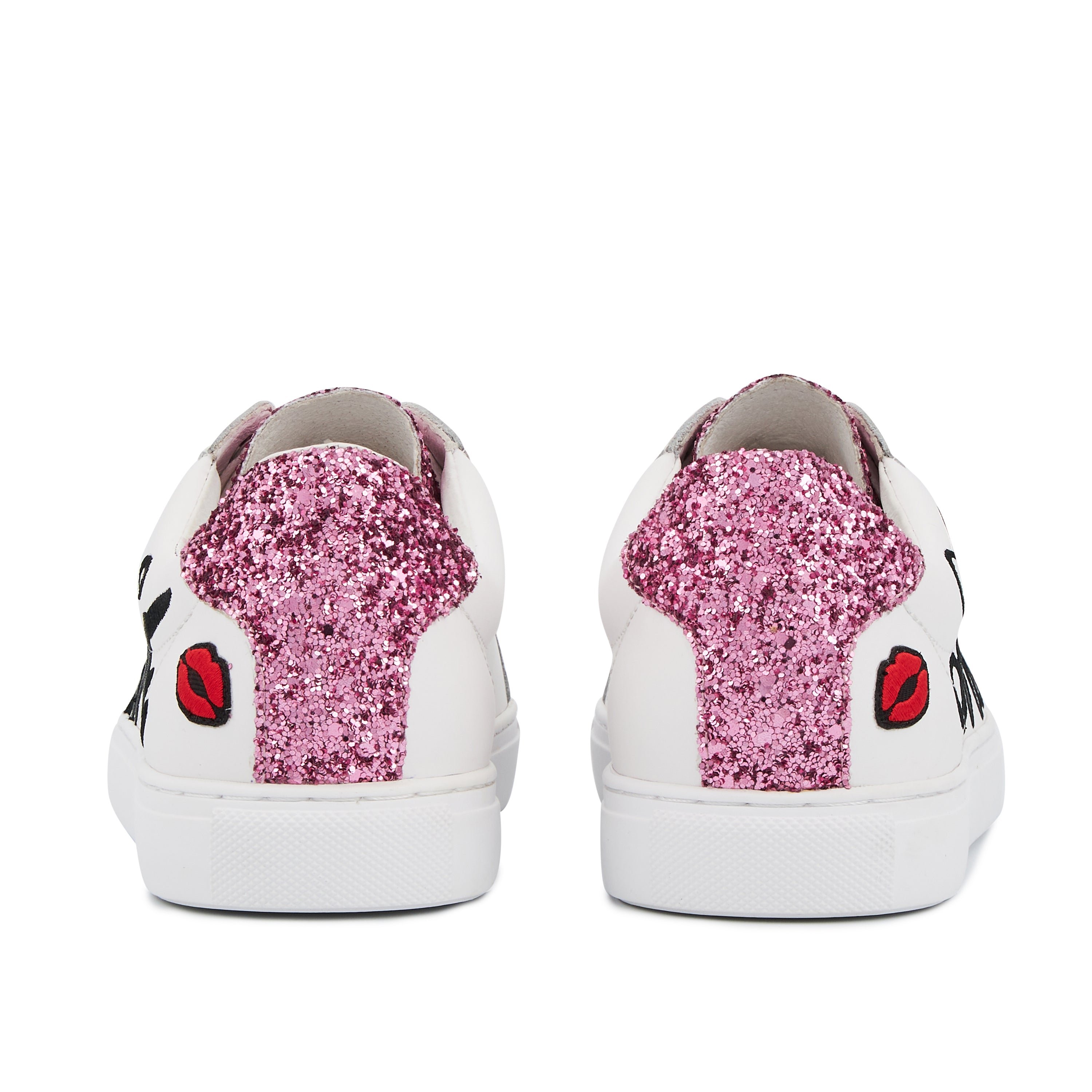 Leather sneakers BONS BAISERS PARIS White