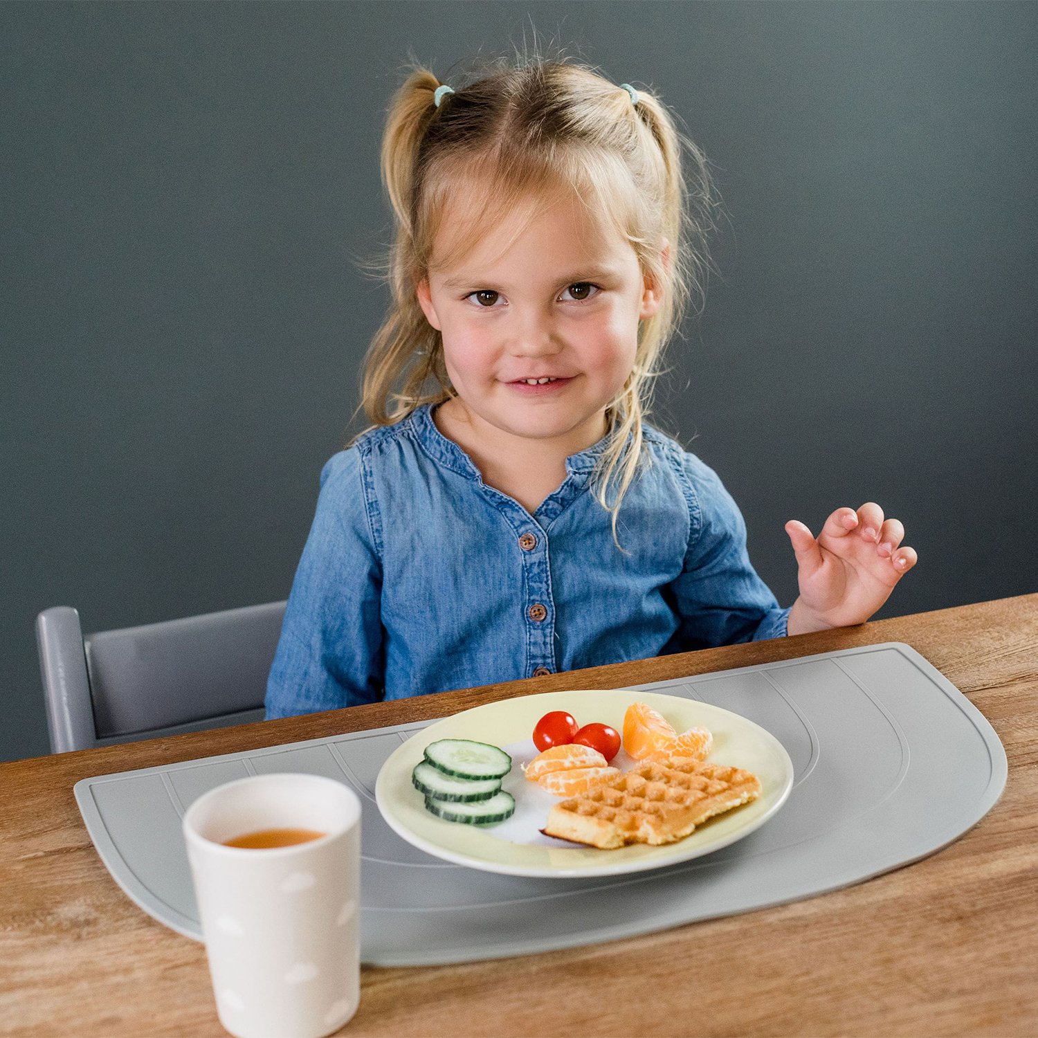 Set de table arc-en-ciel en silicone KINDSGUT Multicolore