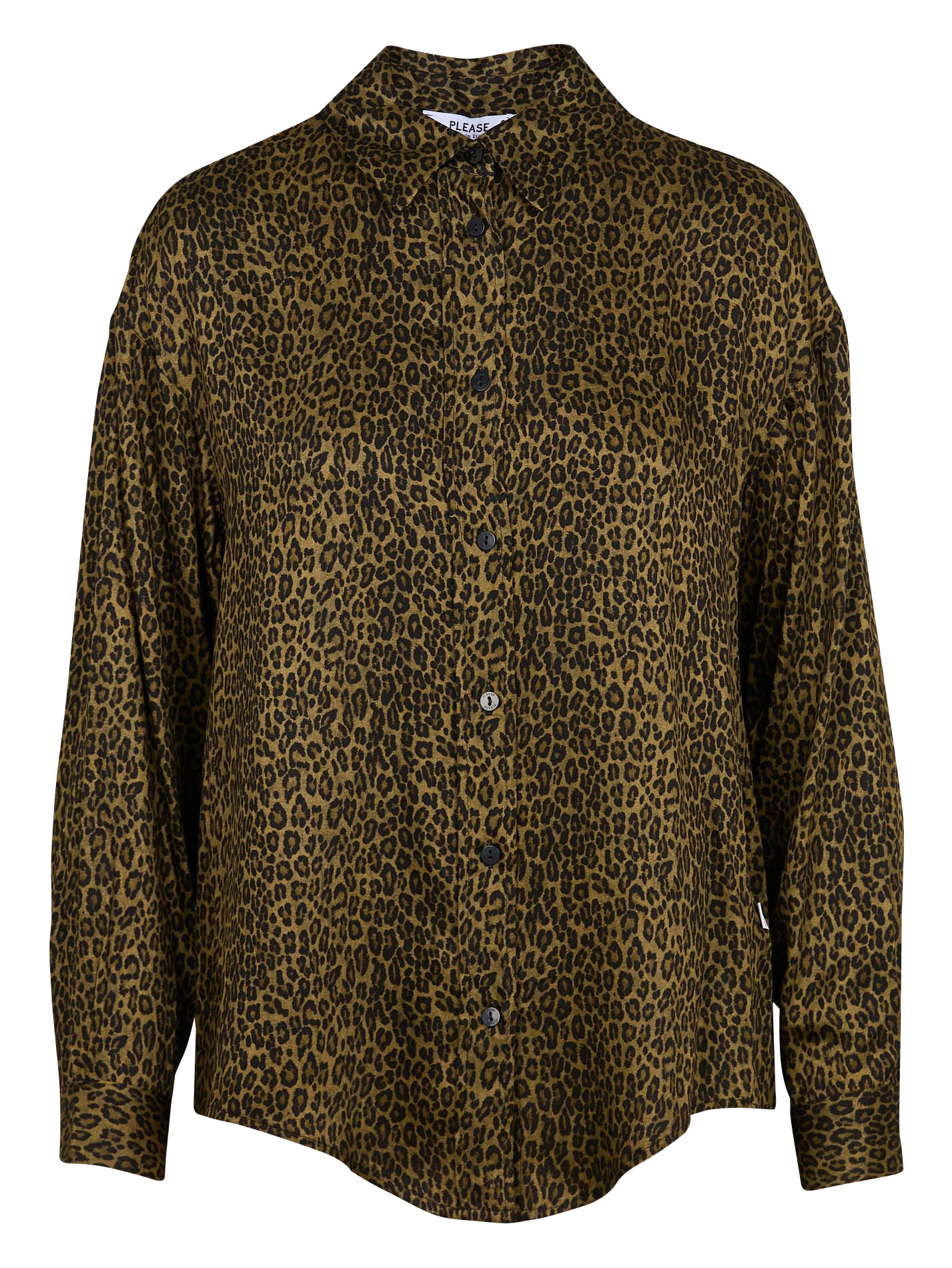 Chemise trapèze imprimée PLEASE Multicolore